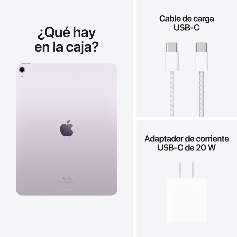 Apple iPad Air 13-inch Wi-Fi 256GB Purple (M2 Chip) - Perfect for Work, Study & Entertainment
