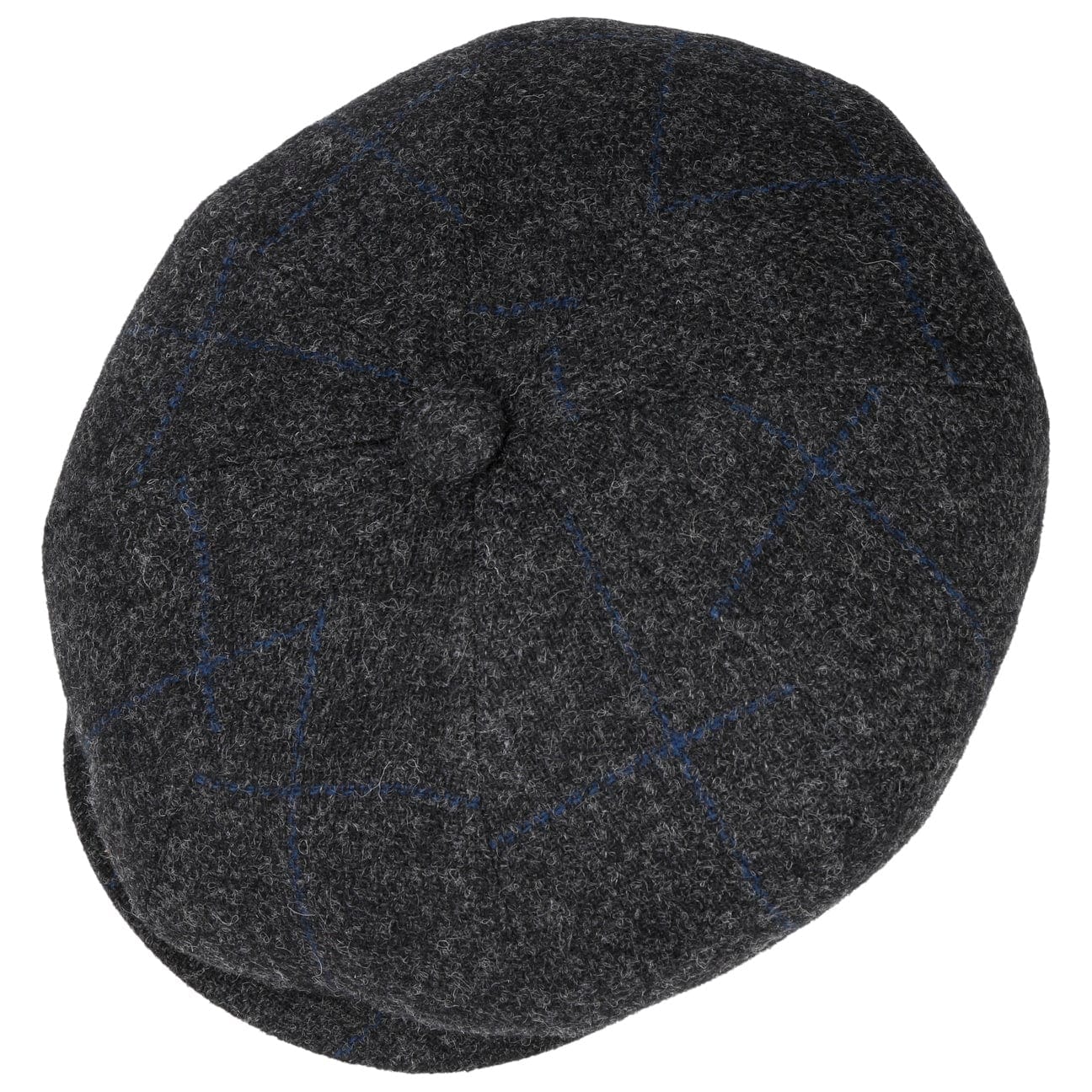 Bailey 1922 Galvin Windowpane Flat Cap for Men - Classic Wool Newsboy Hat for Casual Outfits & Winter Fashion