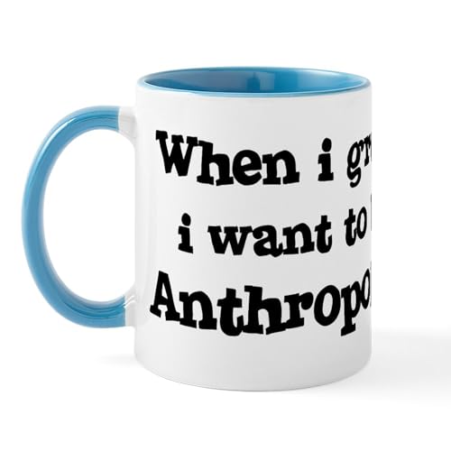 White/Blue Inside - Be An Anthropologist Mug