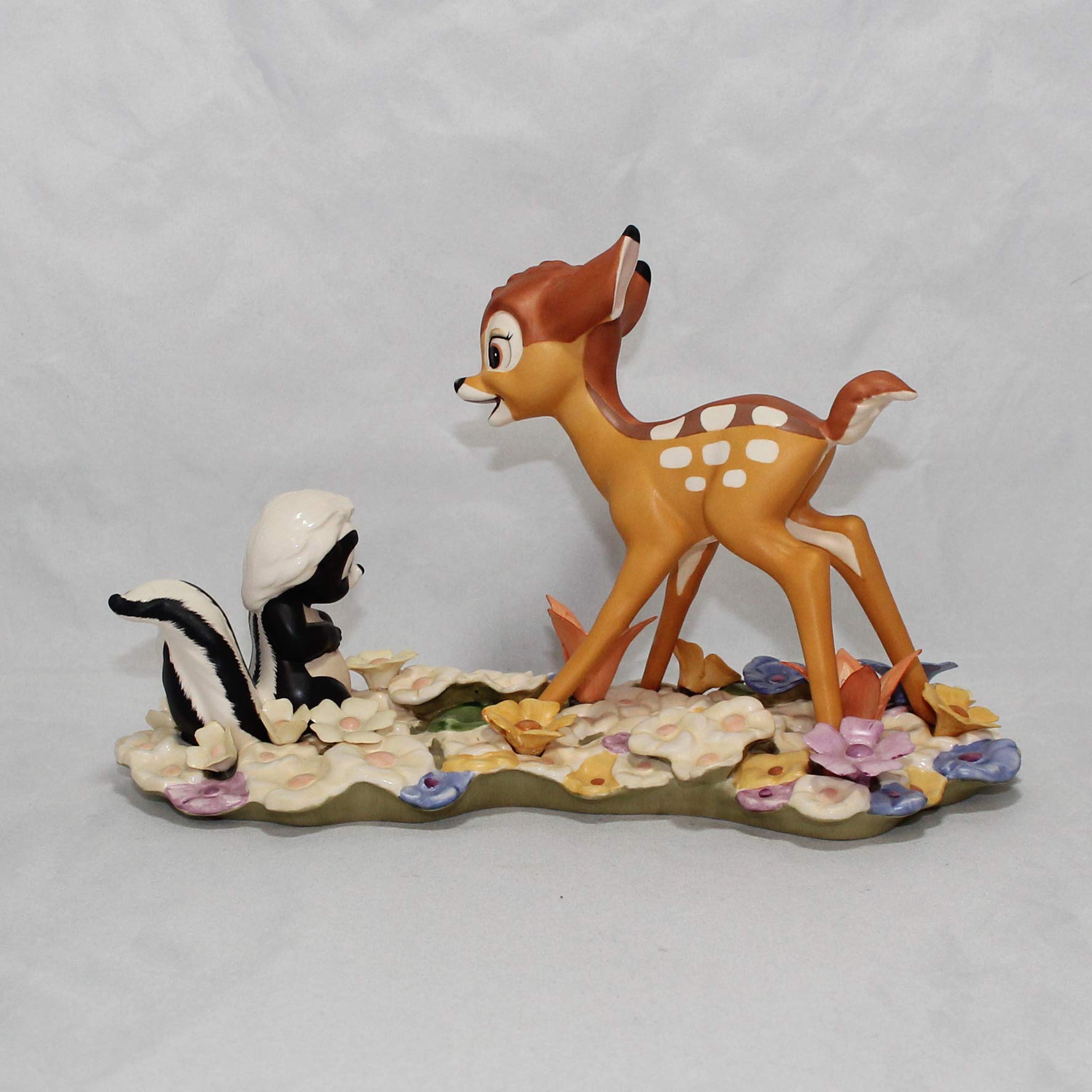 WDCC Bambi Figurine: 'He Can Call Me a Flower If He Wants To' Collectible Disney Statue - Perfect for Disney Fans, Home Decor, and Gift Giving