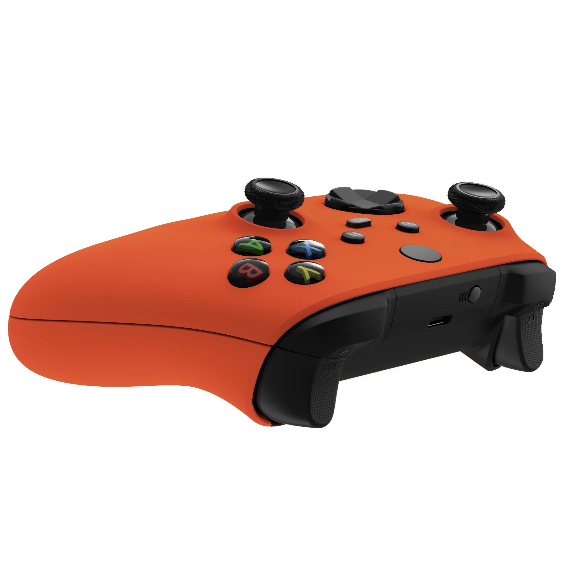 eXtremeRate Orange Full Shell Replacement Kit with Battery Cover for Xbox Series X/S Controller - Customize Your Gaming Setup (Controller Not Included) - Perfect for DIY Mods, Gaming Enthusiasts & Personalization