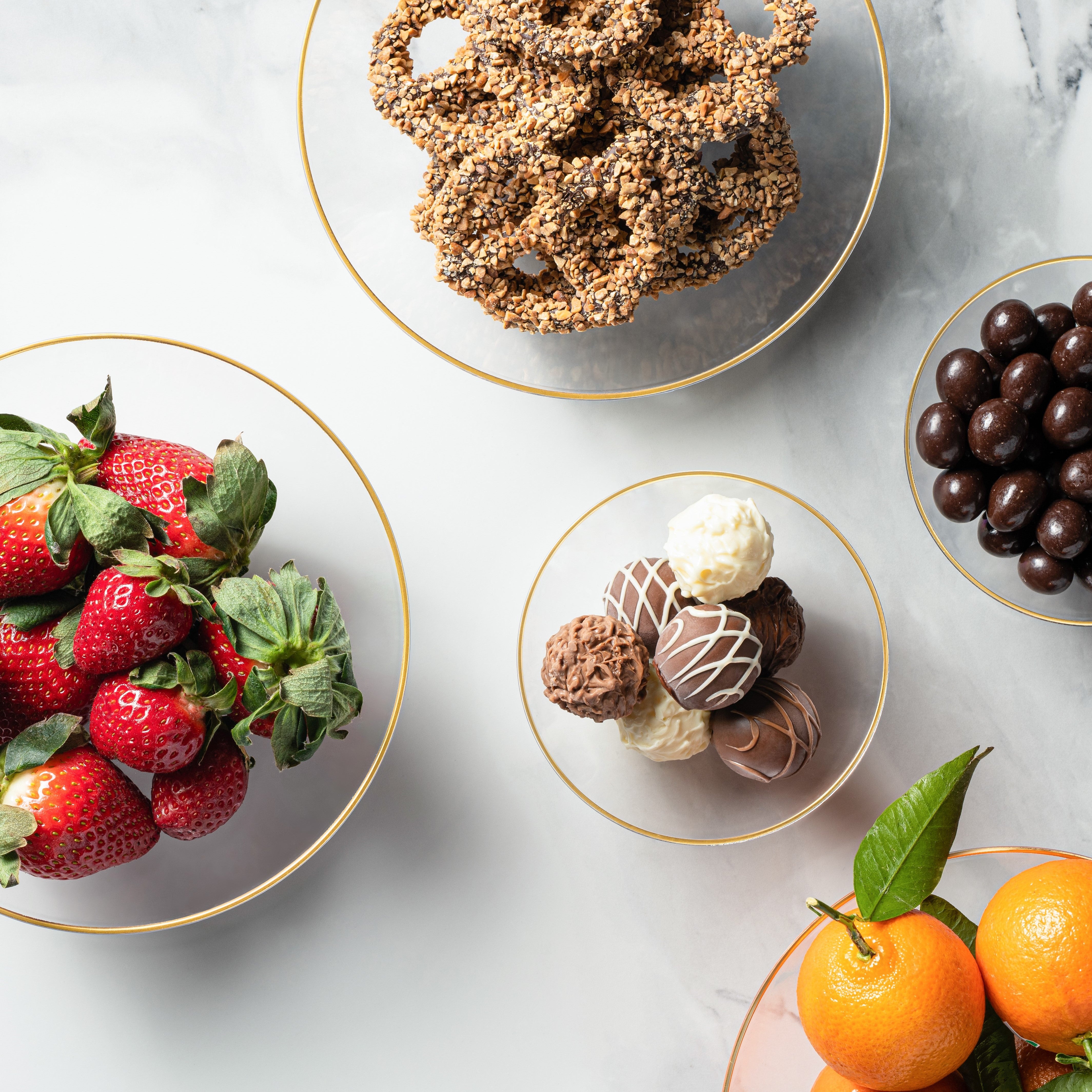 5 Inch Round Plastic Dessert Bowls (6 Ounce) 20 Pack - BPA Free, Eco-Friendly & Reusable - Perfect for Ice Cream, Pudding, Fruit Salad & Party Serving - Dishwasher Safe & Stackable Storage