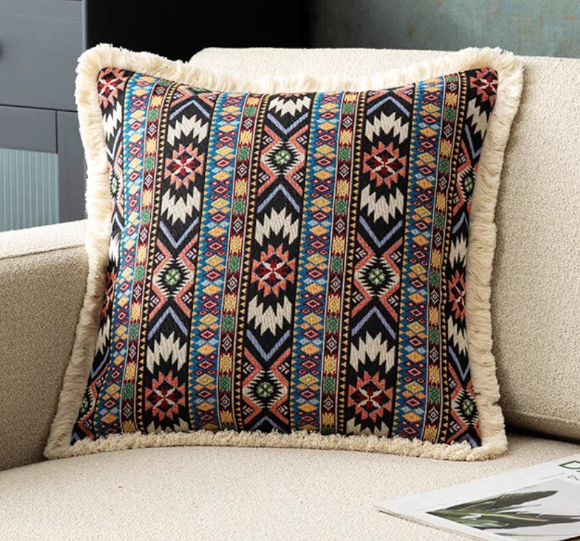 Extra Large Modern Geometric Throw Pillows - Bohemian Decorative Cushions for Sofa, Bed & Living Room - Soft Accent Pillows for Home Decor, Perfect for Cozy Reading Nooks and Stylish Lounge Areas