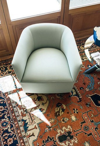 Bross Nest Armchair - Modern Comfortable Lounge Chair for Living Room, Bedroom & Office - Perfect for Relaxing, Reading & Working