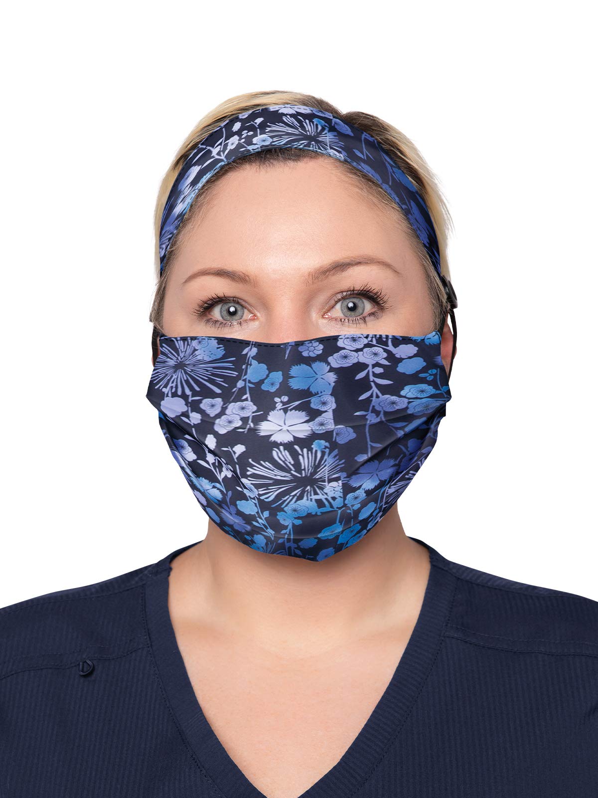 Koi Fish Print Women's Face Mask & Headband Set - Stylish Protective Accessories for Daily Wear, Workouts, and Outdoor Activities