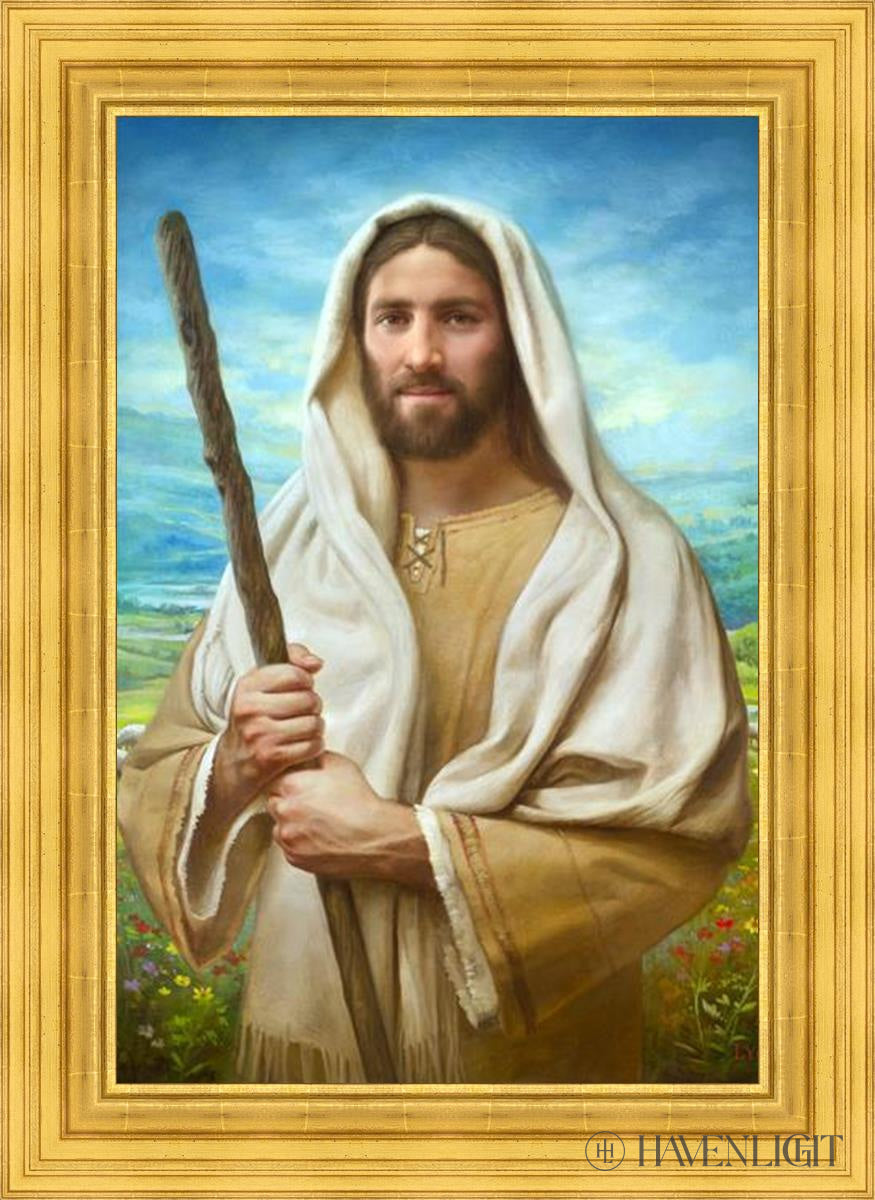 Feed My Sheep by Howard Lyon - Inspirational Christian Art Print for Home, Office & Church Decor - Perfect for Gifts & Spiritual Encouragement