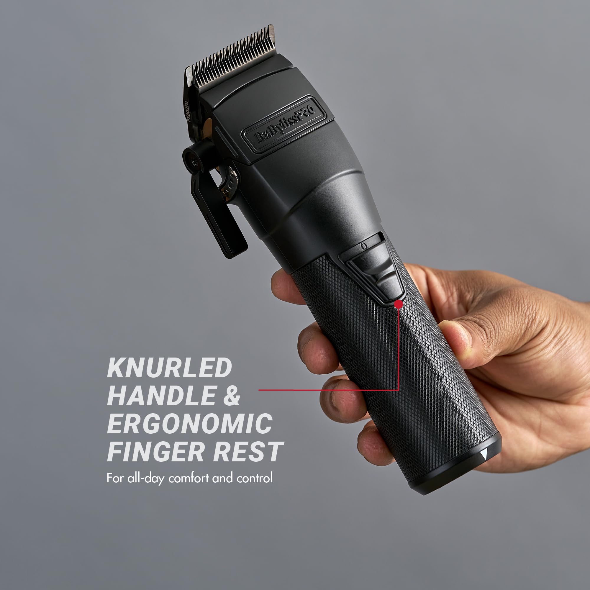 BaBylissPRO FXONE Professional Cordless Hair Clipper for Men - Rechargeable Hair Trimmer for Home & Salon Use - Perfect for Beard, Mustache & Head Hair Cutting & Styling