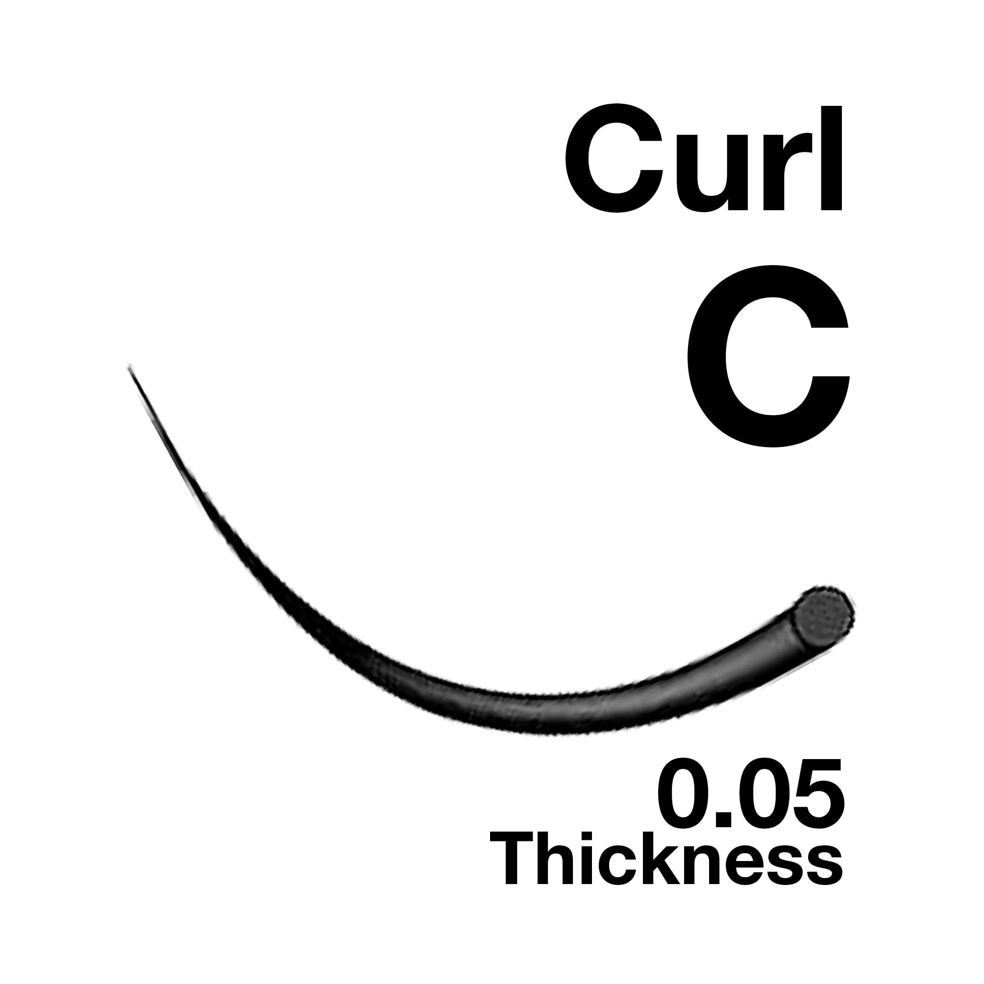 Premium 0.05mm C Curl 10mm Volume Eyelash Extensions - Natural Look False Lashes for Professional & DIY Lash Extensions | Perfect for Weddings, Parties & Everyday Glam