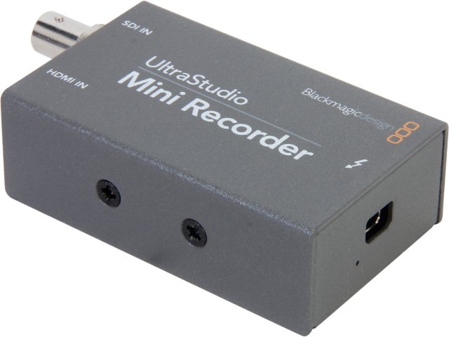 Blackmagic Design UltraStudio Mini Recorder - HDMI & Analog Video Capture Device for Live Streaming & Video Editing | Perfect for YouTube, Twitch & Professional Productions