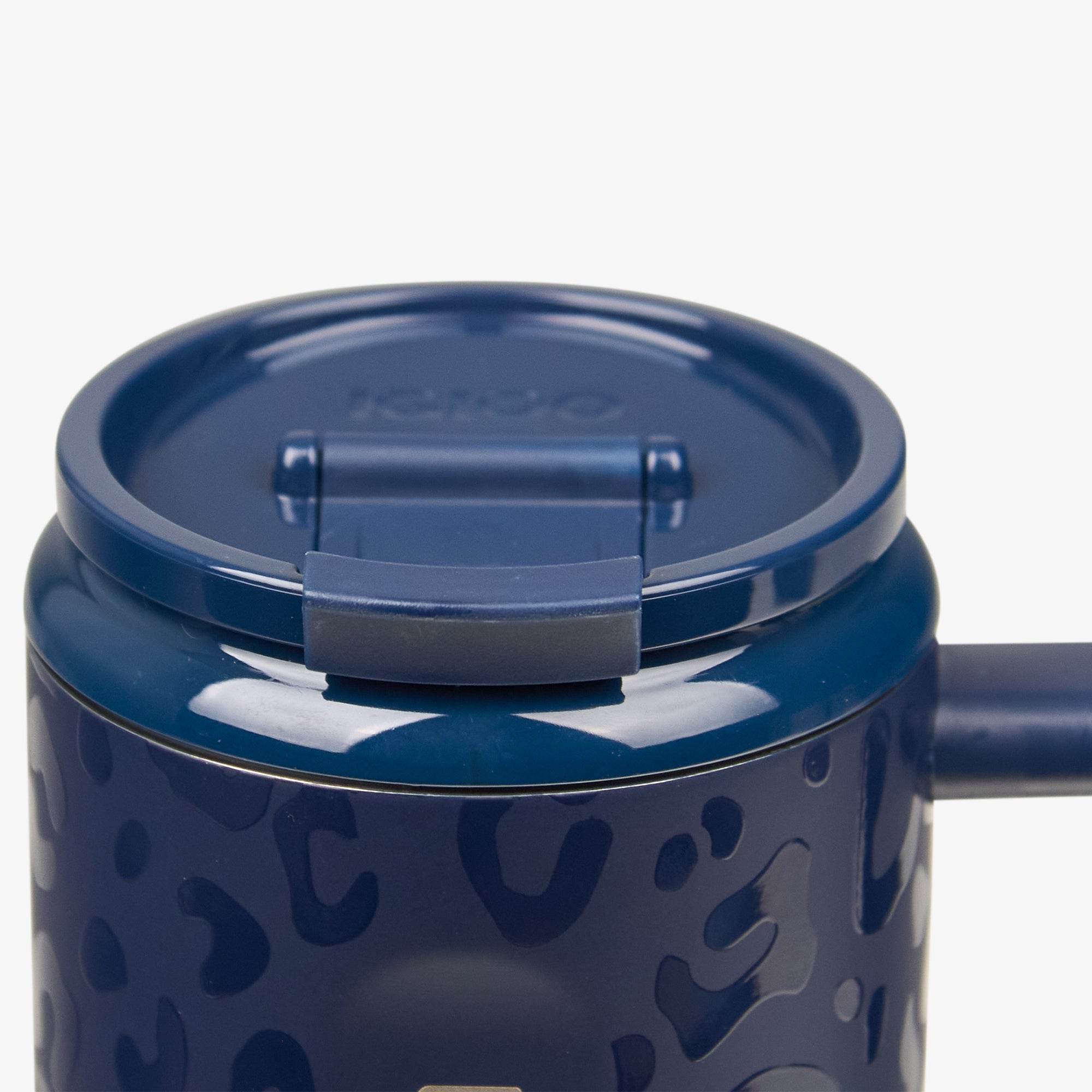 Dallas Cowboys 32 Oz Leopard Print Flip Top Travel Mug with Straw - Insulated Stainless Steel Tumbler for Coffee, Tea & Cold Drinks - Perfect for Game Day, Office & Outdoor Adventures