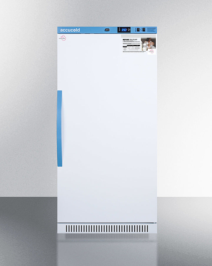 Accucold 8 Cu.Ft. MOMCUBE™ Breast Milk Refrigerator with Interior Lockers - Compact Medical Grade Freezer for Nursing Mothers, Hospitals & Daycares - Perfect for Storing Breast Milk Safely at Home or Work