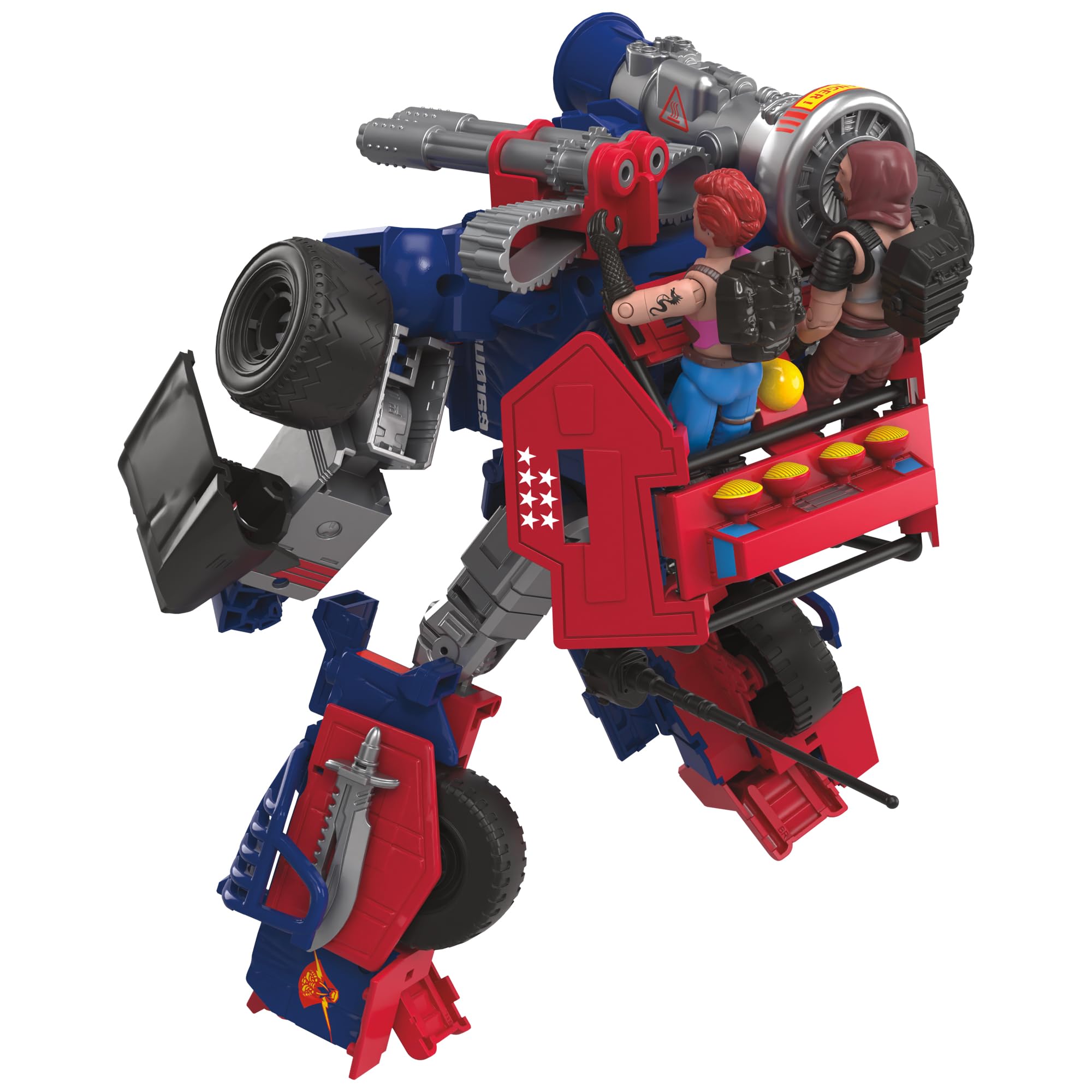 Transformers Collaborative G.I. Joe x Toys Soundwave Dreadnok Thunder Machine Action Figure Set with Zartan & Zarana - Collectible Toys for Kids Ages 8+ | Perfect for Playtime, Display & G.I. Joe Fans Collection