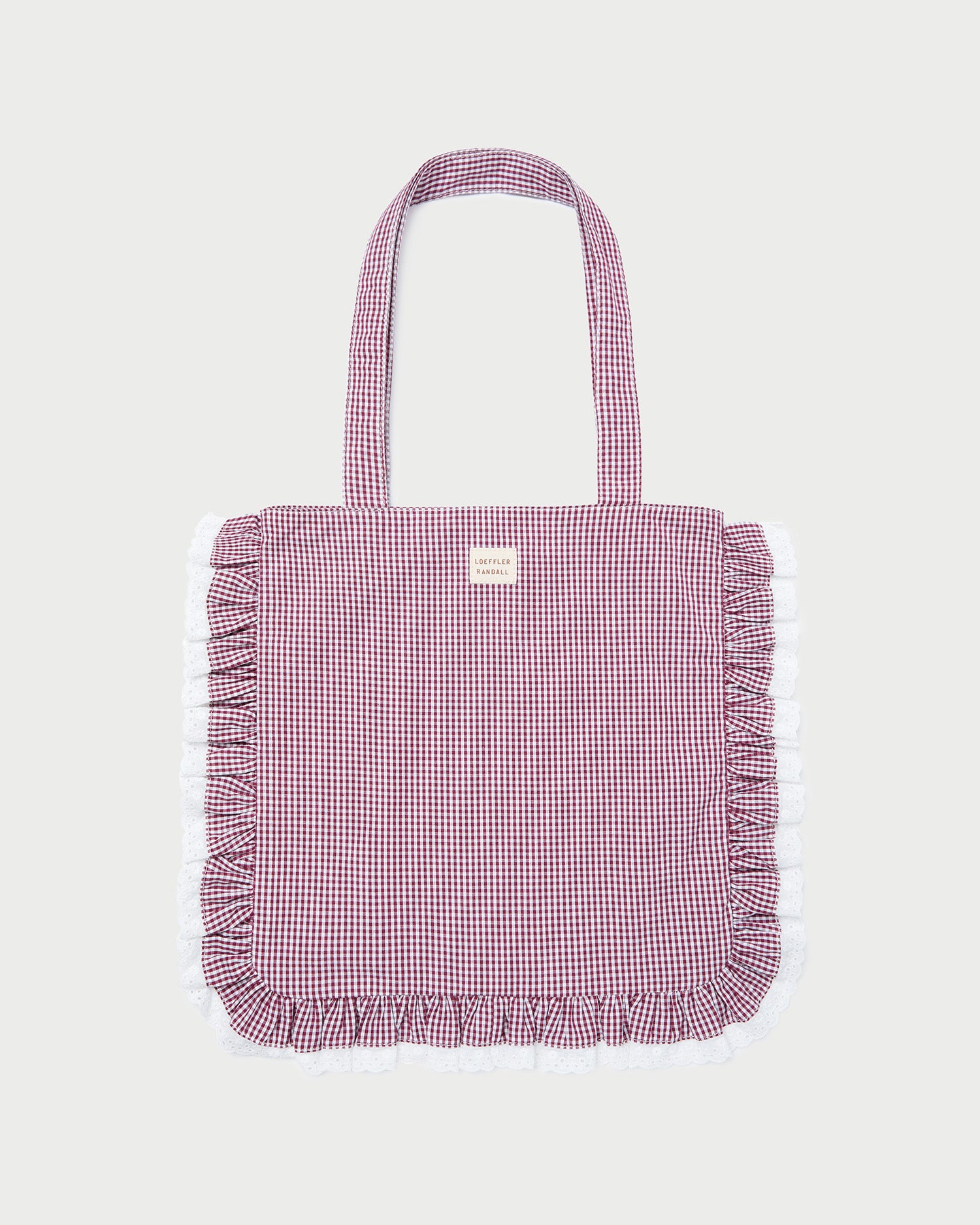 Justine Ruffle Tote Bag for Women - Stylish Handbag with Ruffled Design, Perfect for Work, Shopping & Daily Use