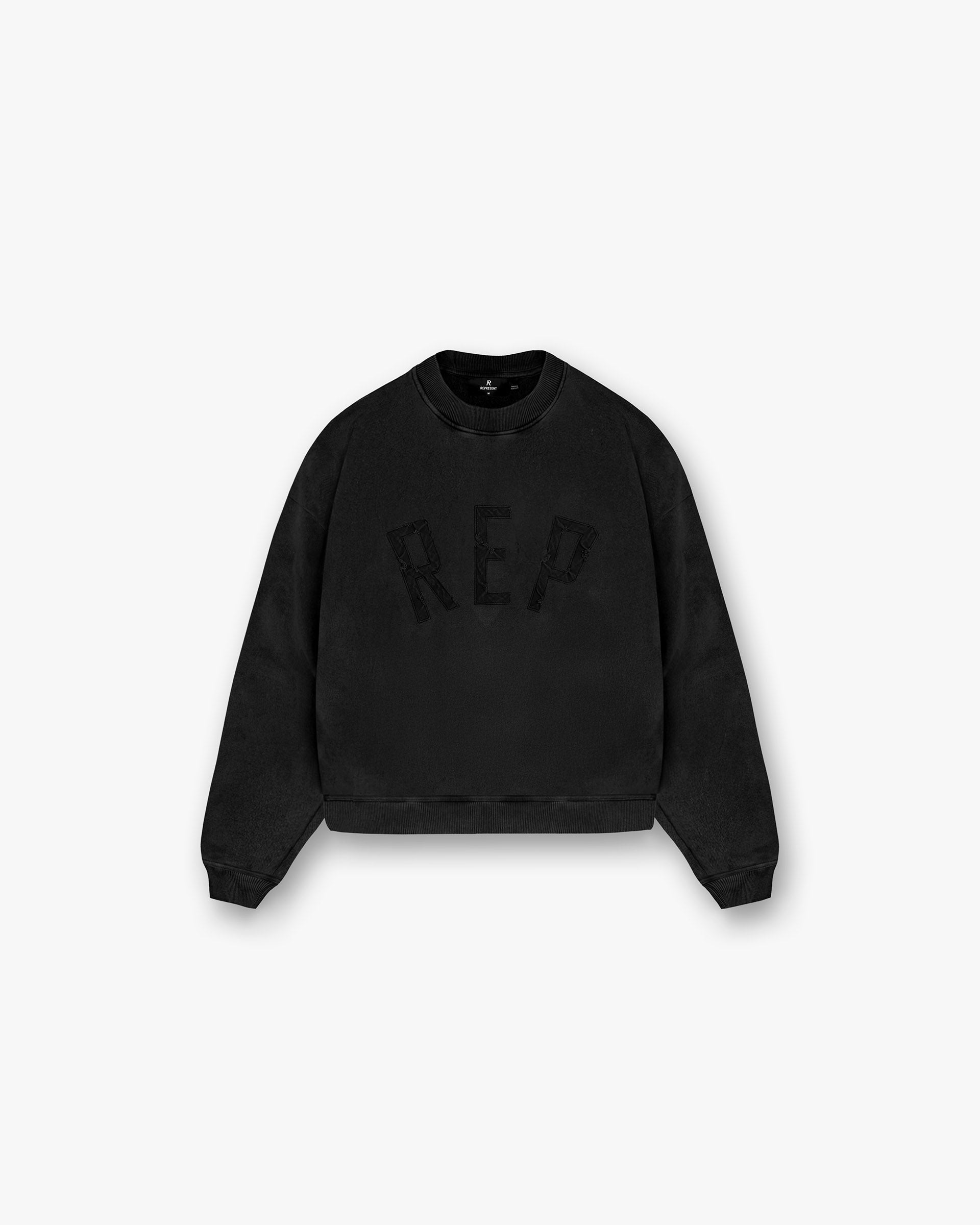 Stylish Applique Sweater for Women - Off Black | Cozy Knit Pullover for Fall & Winter | Perfect for Casual Outings & Office Wear