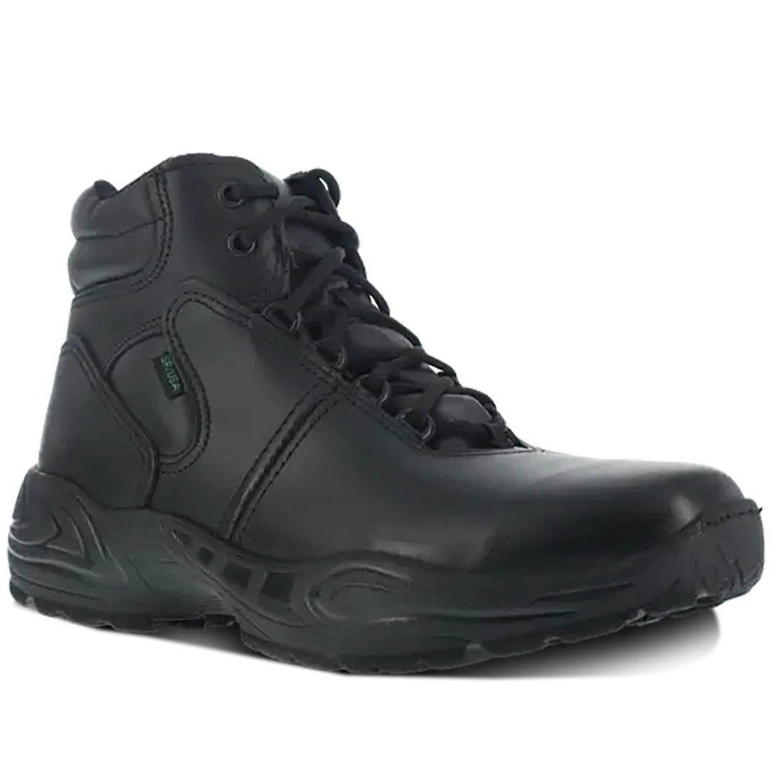 Postal Express 6 Inch Soft Toe Work Boots for Men - Comfortable Black Safety Shoes for Postal Workers, Delivery & Warehouse Jobs | Durable & Lightweight for All-Day Wear