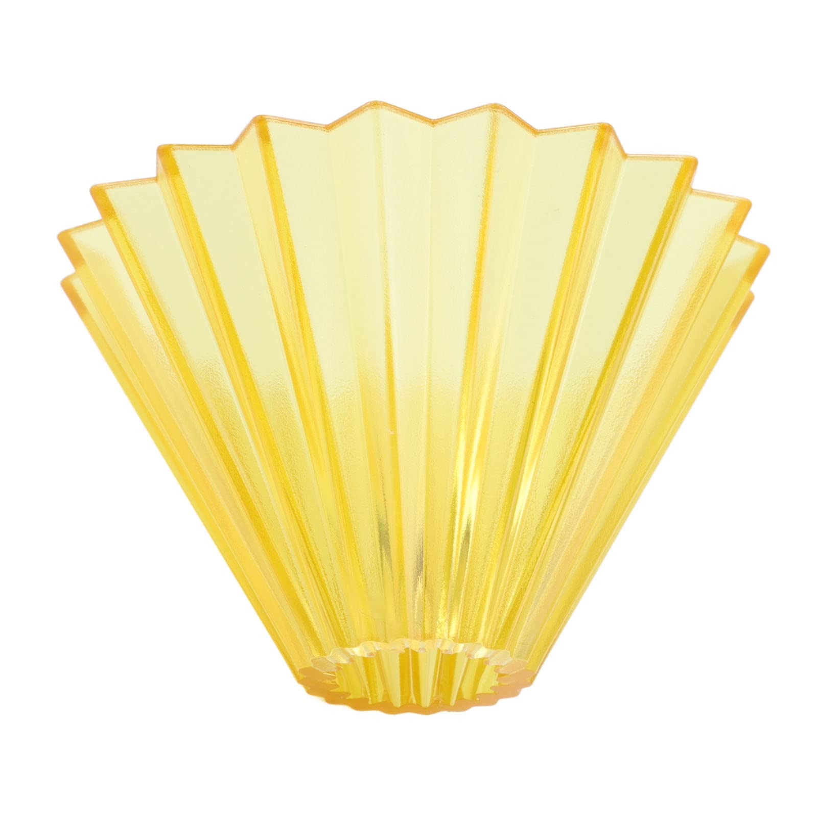 Reusable Coffee Filter Cup - Conical Hand Drip Coffee Maker for Pour Over Brewing | Eco-Friendly Stainless Steel Mesh Strainer for Home, Office, Travel & Camping (Yellow) | Perfect for Specialty Coffee Lovers & Baristas
