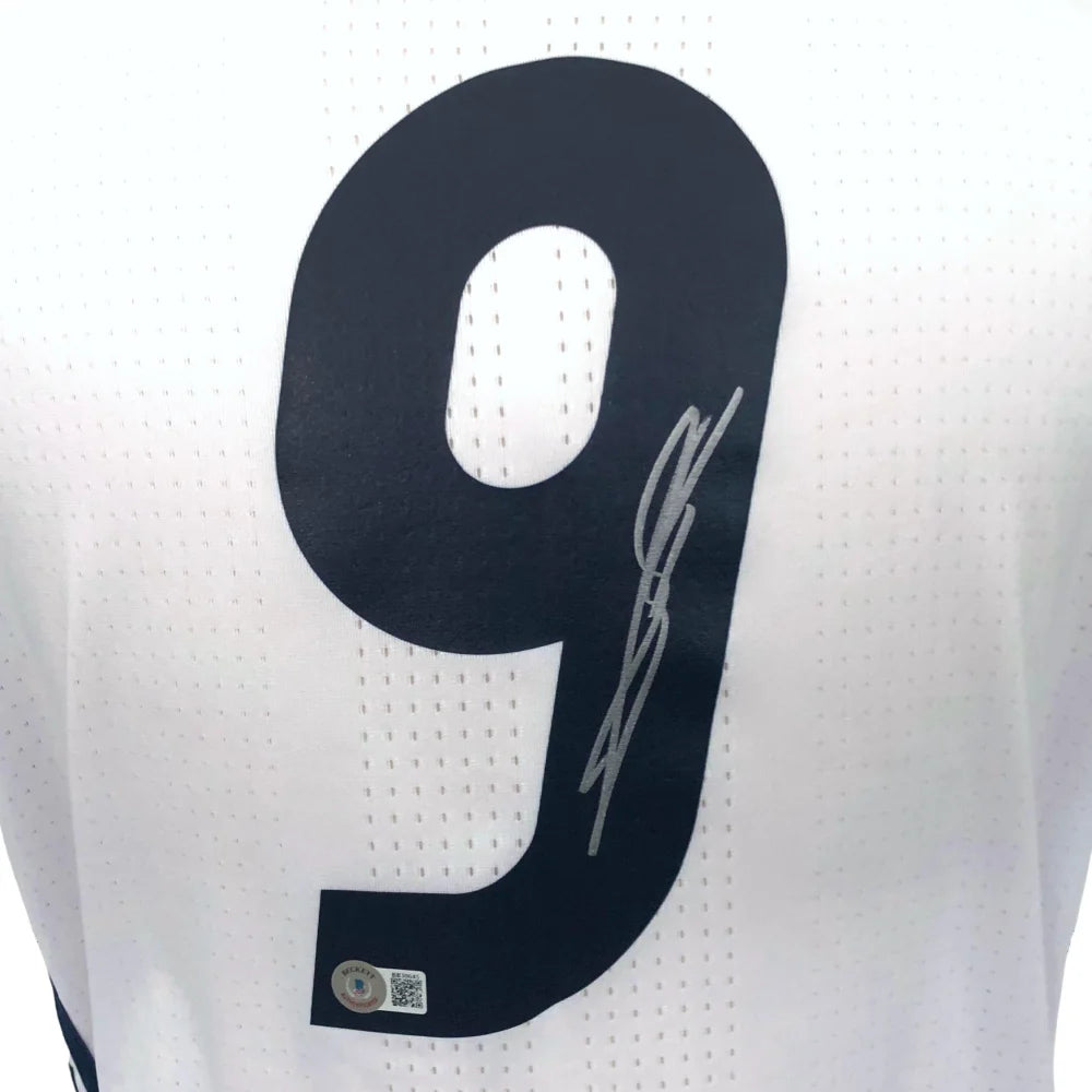 Authentic Karim Benzema Autographed Real Madrid Jersey with BAS COA - Signed Soccer Memorabilia for Collectors & Fans - Perfect for Display, Gifting & Sports Memorabilia Collections