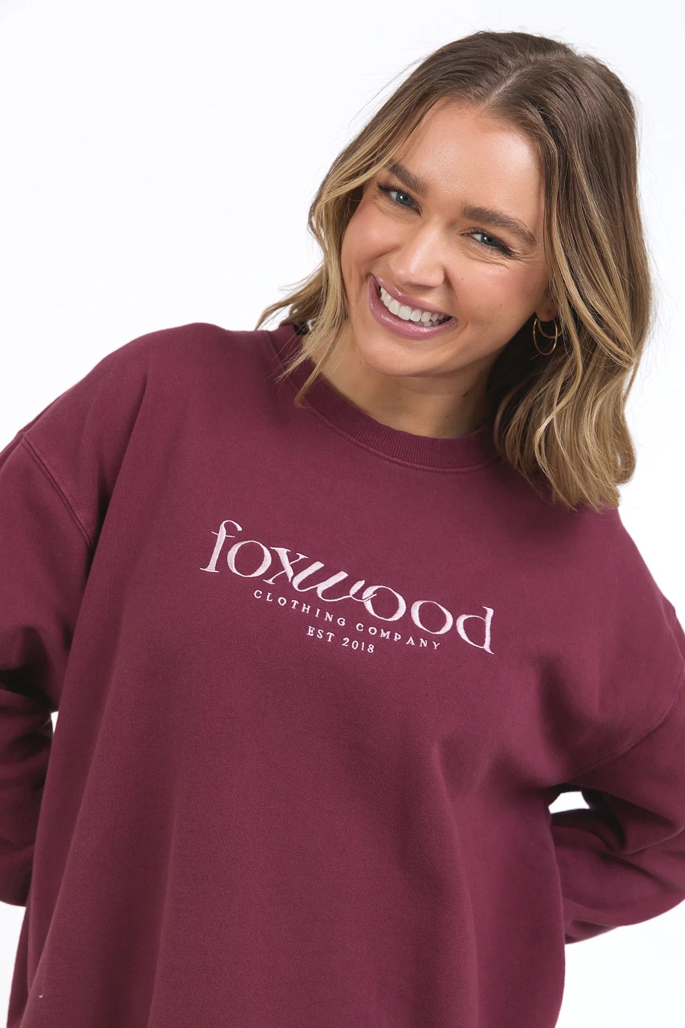 Berry Logo Crew Sweatshirt - Soft Cotton Pullover Hoodie for Men & Women - Perfect for Casual Wear, Street Style & Loungewear