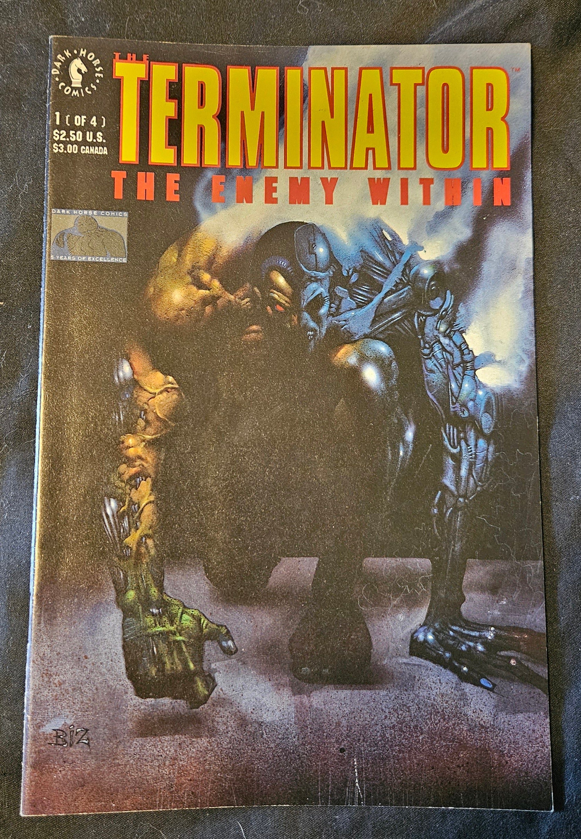 The Terminator: The Enemy Within - Part 1 of 4 | Dark Horse Comics 1991 | Collectible Graphic Novel for Sci-Fi Fans & Comic Book Enthusiasts