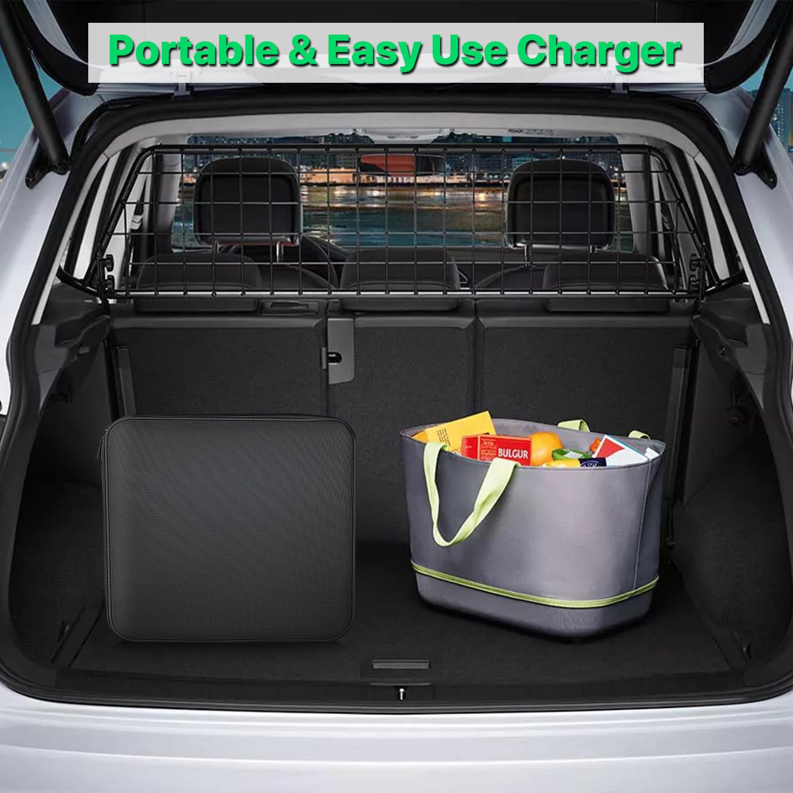 Tesla Level 2 EV Charger 32A 240V with NACS Connector & 14-50 Plug | 25ft Cable | Fast Charging for All Tesla Models & Electric Vehicles | Perfect for Home, Garage & Road Trip Charging