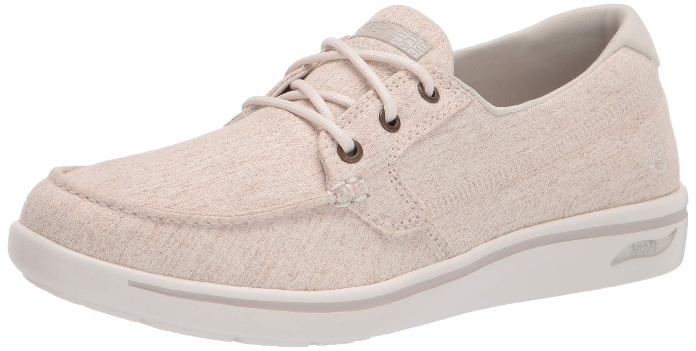 Skechers Women's Arch Fit Uplift-Equator Comfort Boat Shoes for Walking, Travel & Casual Wear - Supportive Slip-On Sneakers with Cushioned Insoles