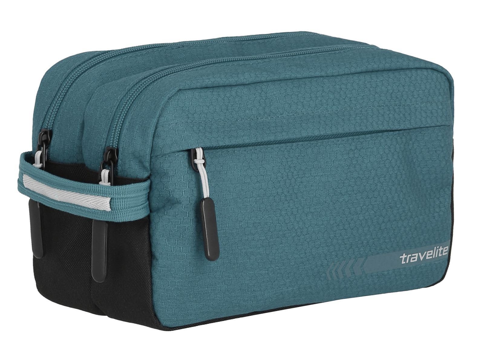 Travelite Hand Luggage Cosmetic Bag - 26cm 5L Waterproof Toiletry Organizer for Travel, Gym & Sports | Compact Carry-On Essentials Pouch for Makeup, Shampoo & Toiletries | Perfect for Vacations, Business Trips & Weekend Getaways