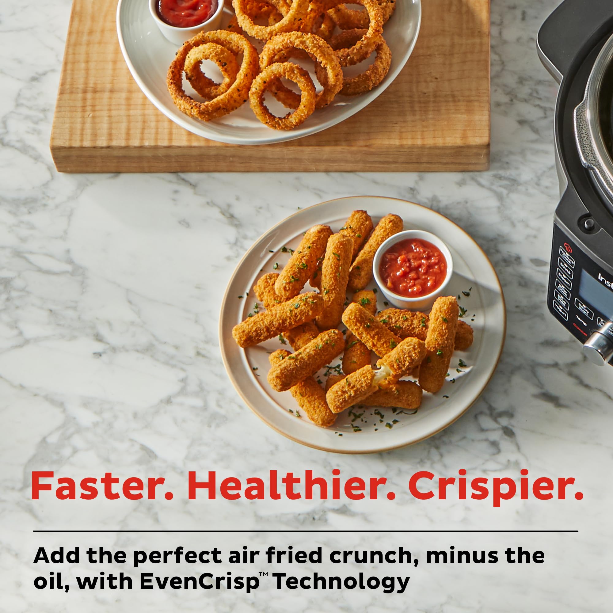 Instant Pot 6.5 Quart Duo Crisp Ultimate Lid with WiFi - 13-in-1 Air Fryer & Pressure Cooker Combo for Sautéing, Slow Cooking, Baking, Steaming, Roasting & More | Smart App Control with Recipes | Perfect for Family Dinners, Meal Prep & Healthy Cooking