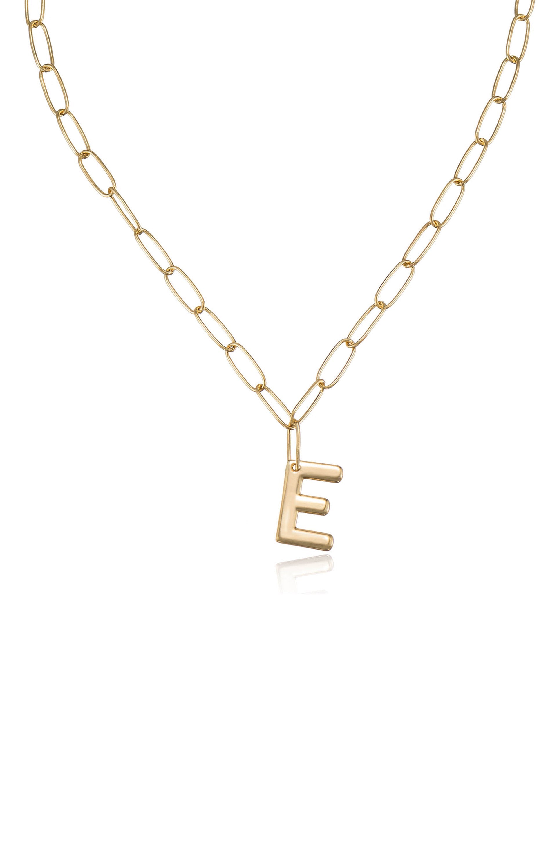 Personalized Initial Necklace with Paperclip Link - Custom Name Letter Jewelry for Women - Perfect Gift for Birthday, Anniversary & Everyday Wear