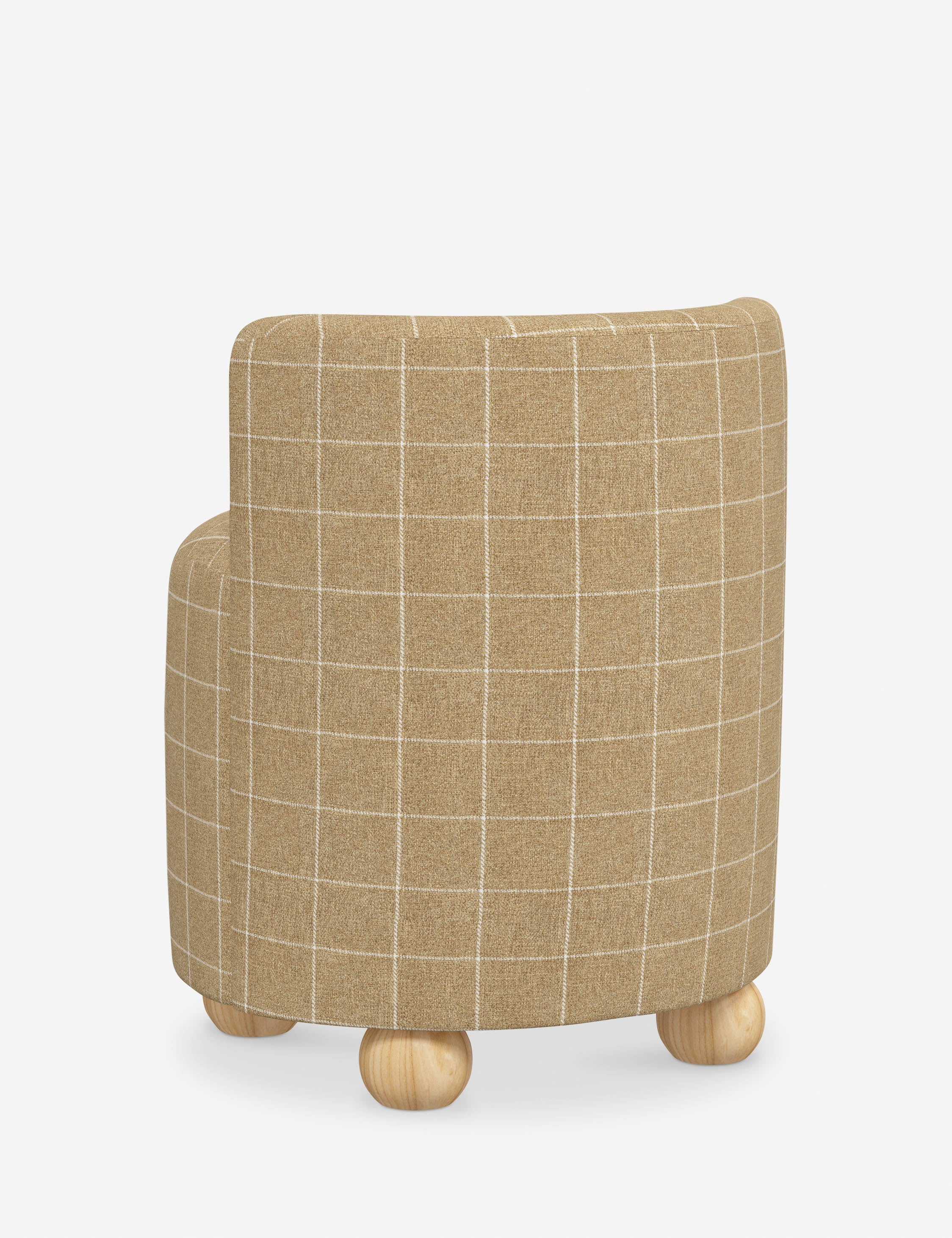 Fernsby Modern Accent Chair - Mid Century Style Upholstered Lounge Chair for Living Room, Bedroom, Office - Comfortable Reading Chair with Wooden Legs & Soft Fabric