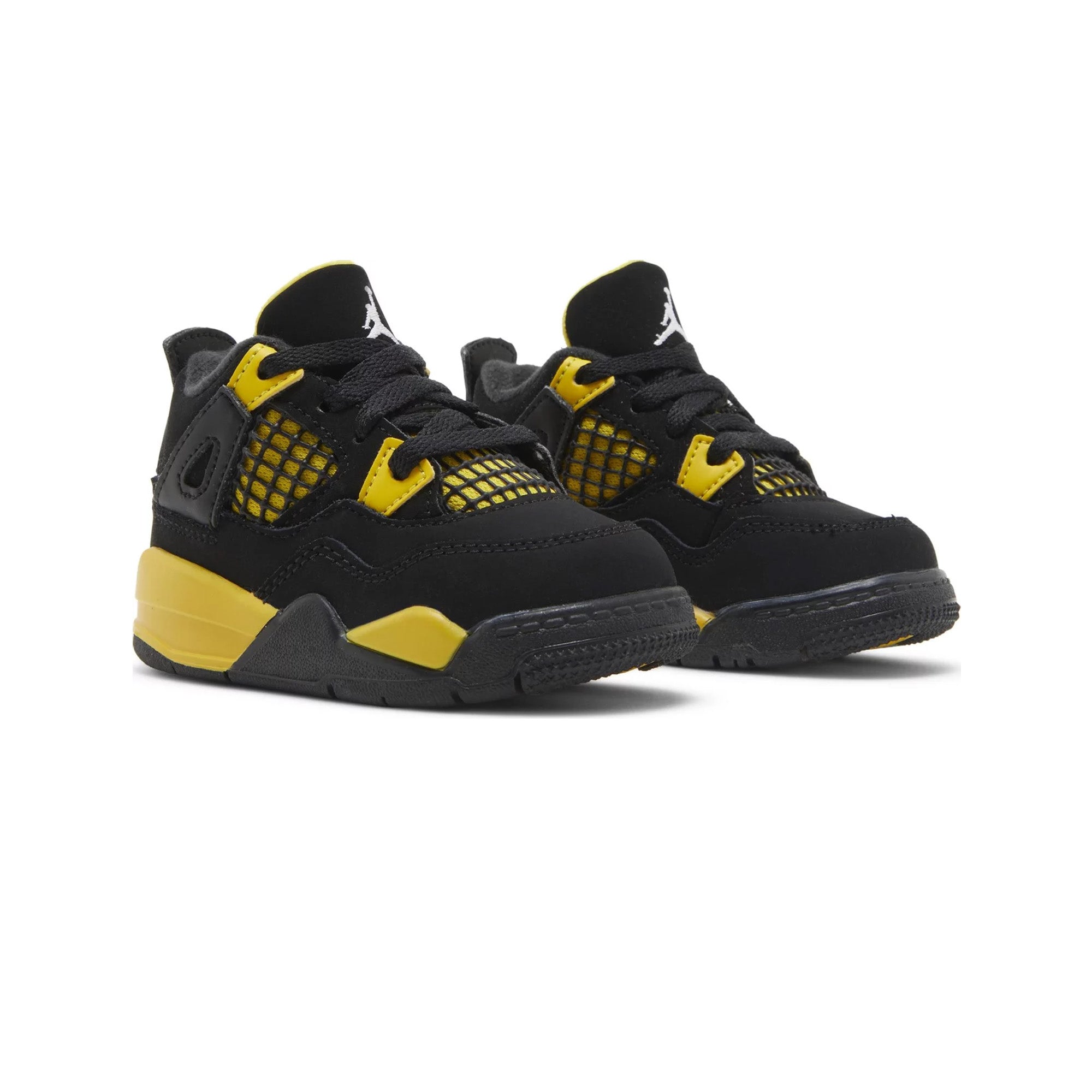 Air Jordan 4 Retro 'Yellow Thunder' TD Sneakers (2023) - Men's Basketball Shoes for Streetwear & Casual Style | Perfect for Sneaker Collectors & Fashion Enthusiasts