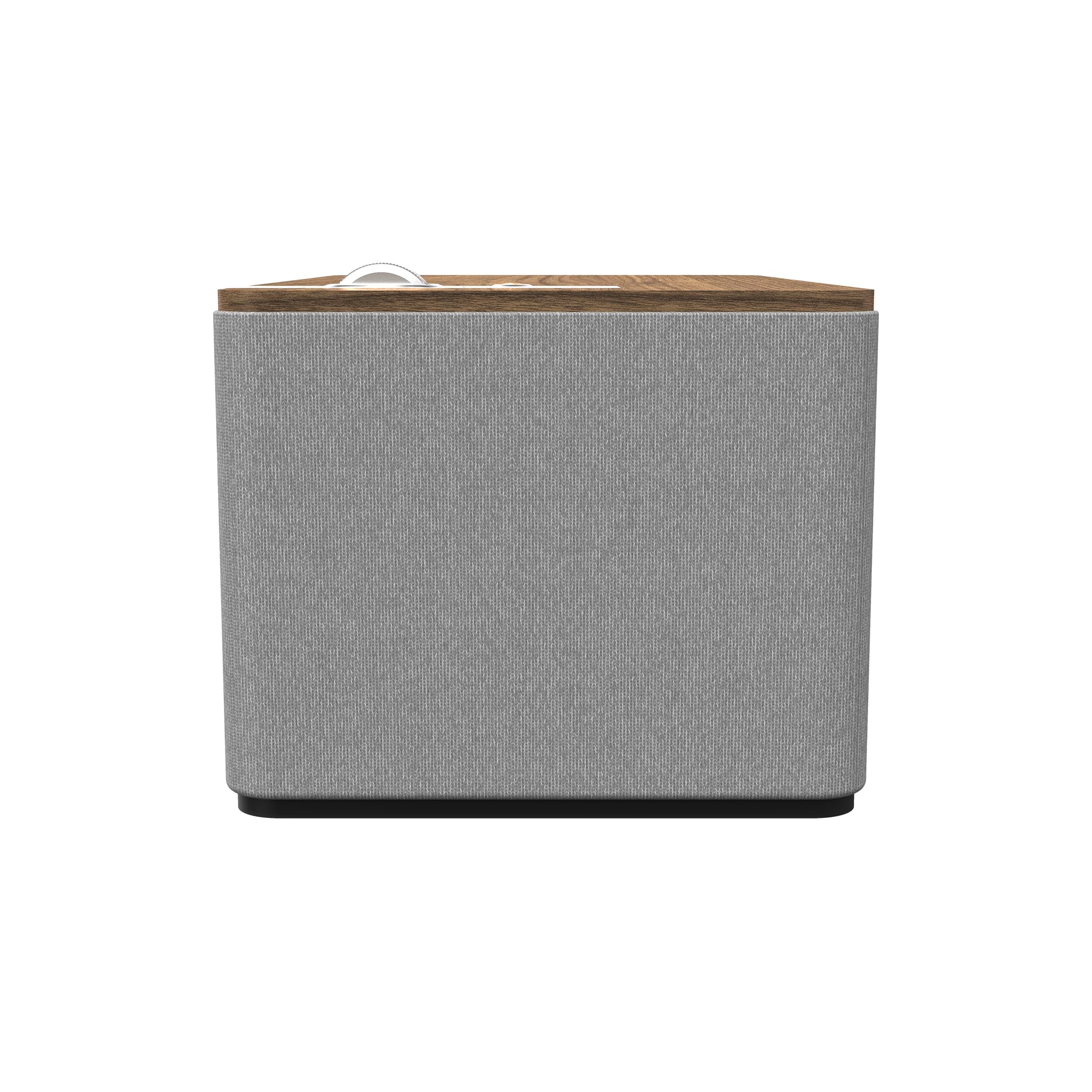 Klipsch The Three Plus Premium Wireless Bluetooth Speaker - High-Fidelity Sound, Walnut Finish for Home, Office, and Outdoor Entertainment