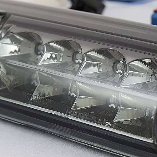 AKKON LED Tail Lights for Chevy Silverado & Sierra - Black Smoke Replacement Rear Lights with LED 3rd Brake Cargo Lamp | Upgrade for Trucks, SUVs & Off-Road Vehicles