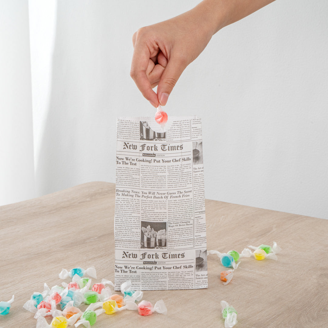 Eco-Friendly Kraft Paper Bags 2lb Capacity - 4.25