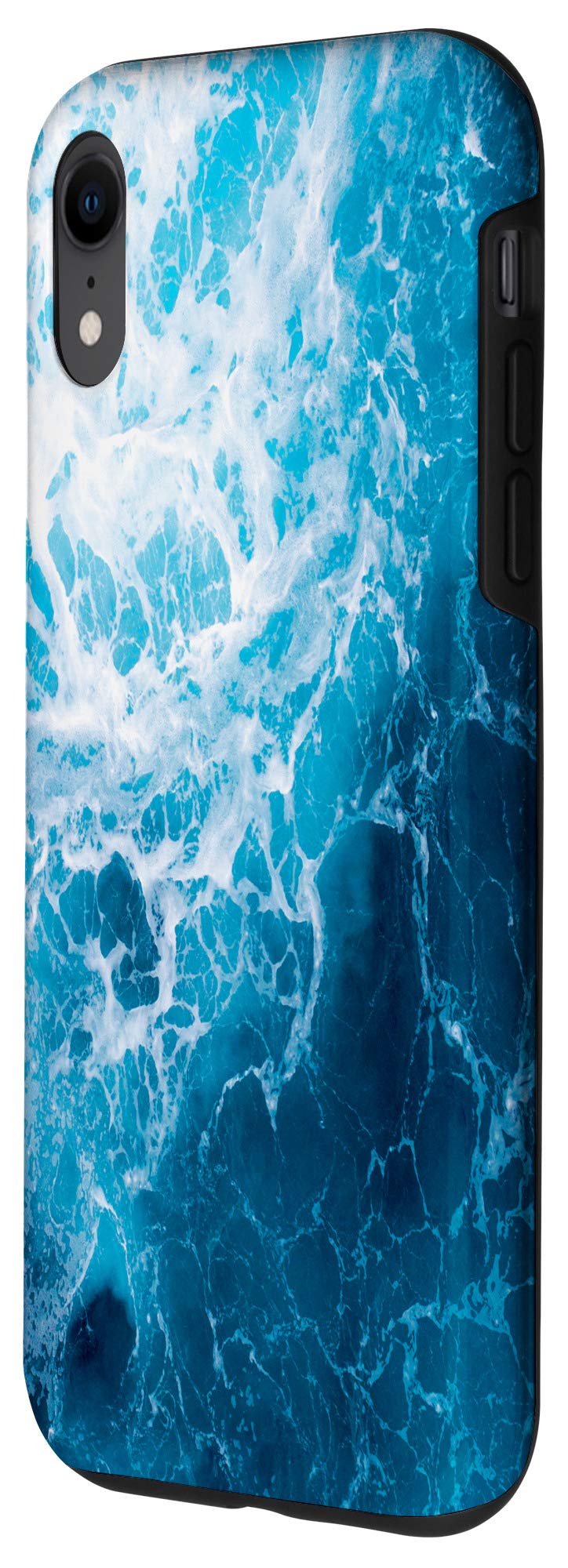 iPhone XR Case - Blue Ocean Waves Sea Turquoise Design | Slim Protective Phone Cover for iPhone XR | Perfect for Beach, Vacation & Outdoor Activities