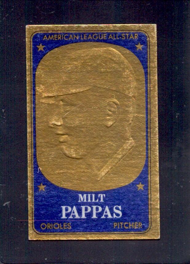 1965 Milt Pappas Topps Embossed #20 Baltimore Orioles Vintage Baseball Card - Perfect for Collectors, Sports Memorabilia Displays & Gift Giving
