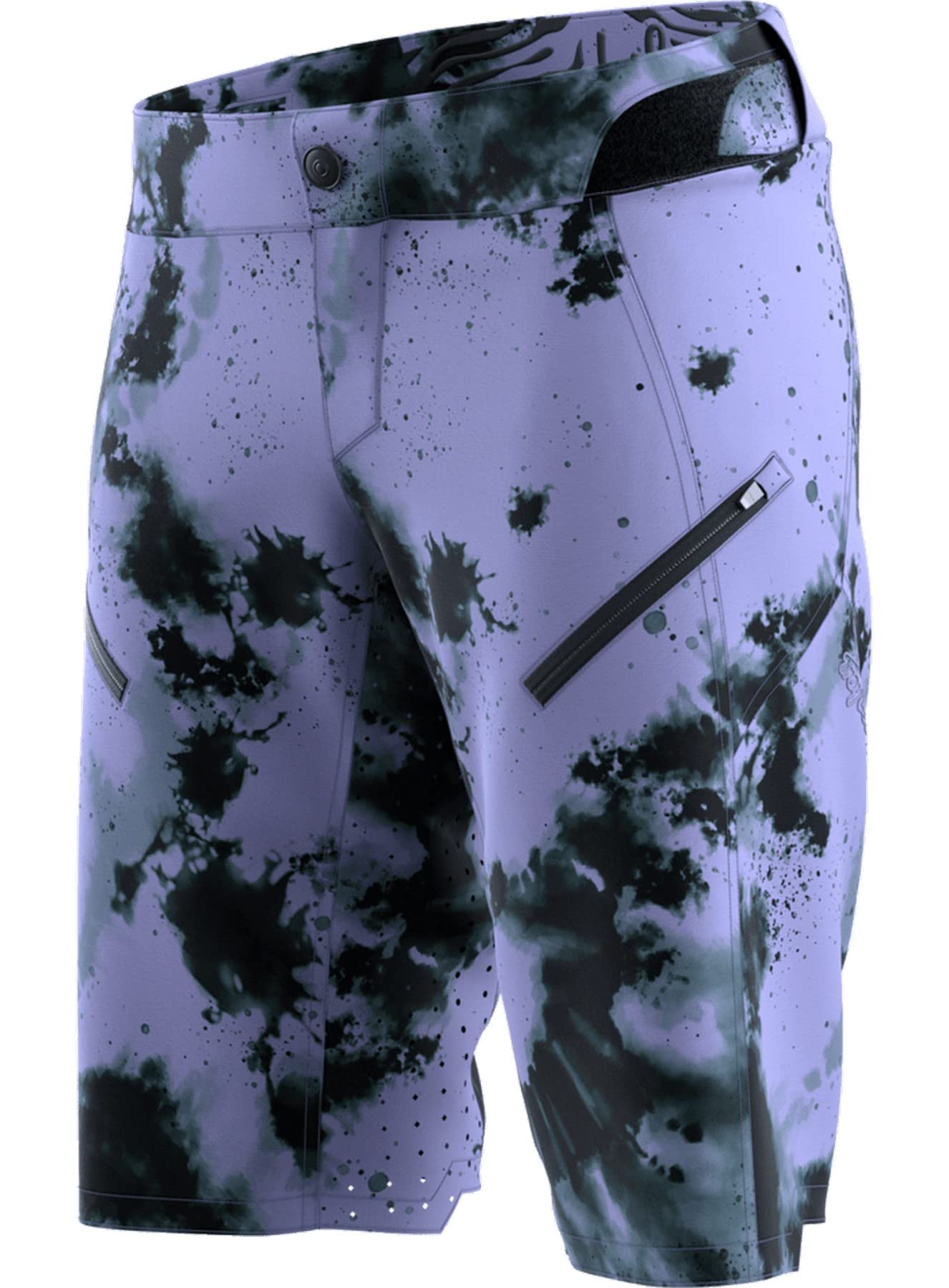 Troy Lee Designs Women's Lilium Watercolor Lilac MTB Shorts - Lightweight Shell for Mountain Biking & Outdoor Adventures