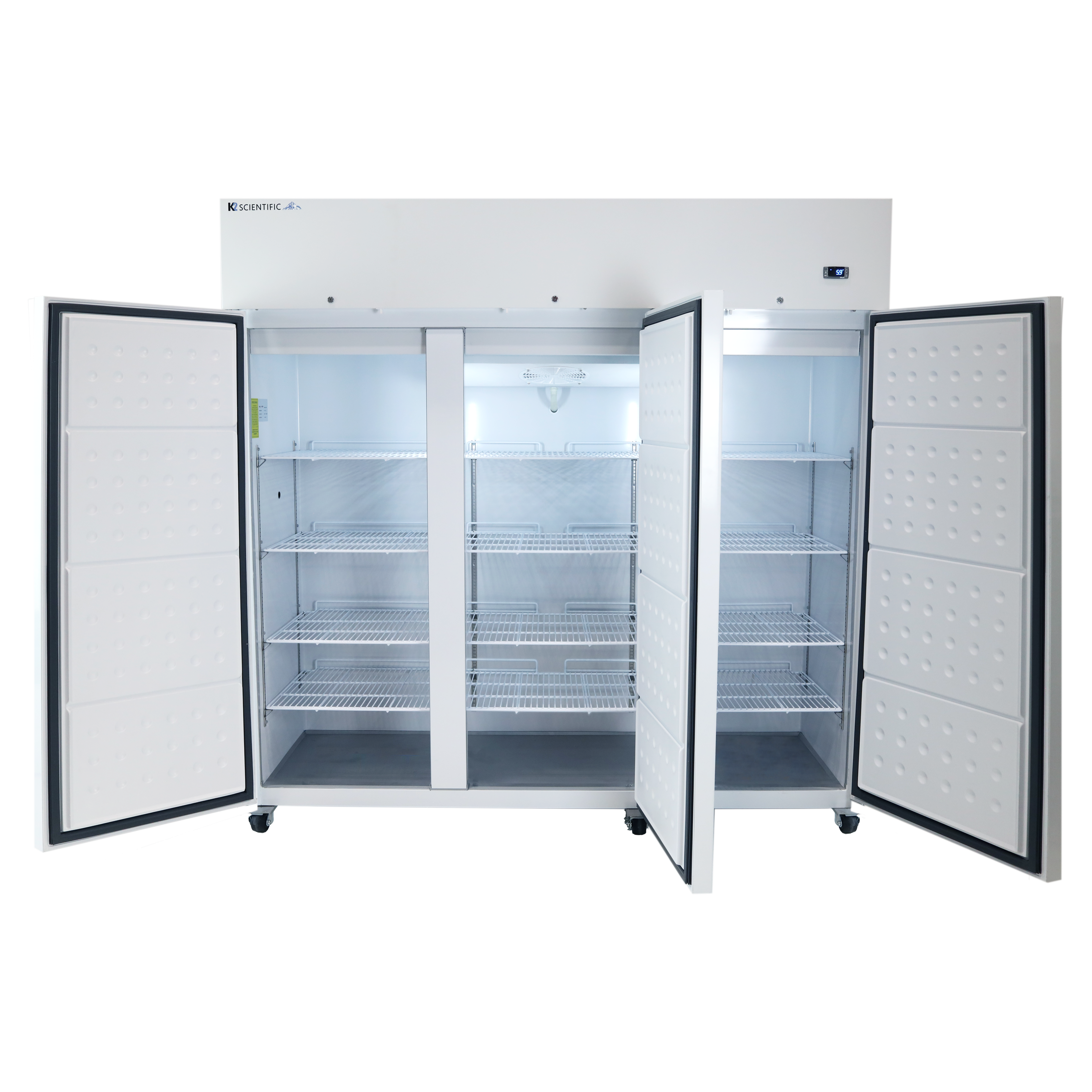 73 Cu. Ft. High Performance Stainless Steel Triple Door Refrigerator - Energy Efficient, Spacious Design for Restaurants, Catering & Large Family Kitchens