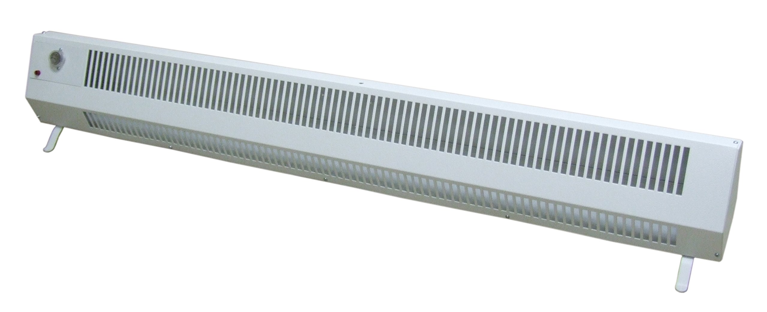 1250W Wall Mounted Electric Convection Baseboard Heater - Energy Efficient Space Heating for Bedrooms, Living Rooms & Offices