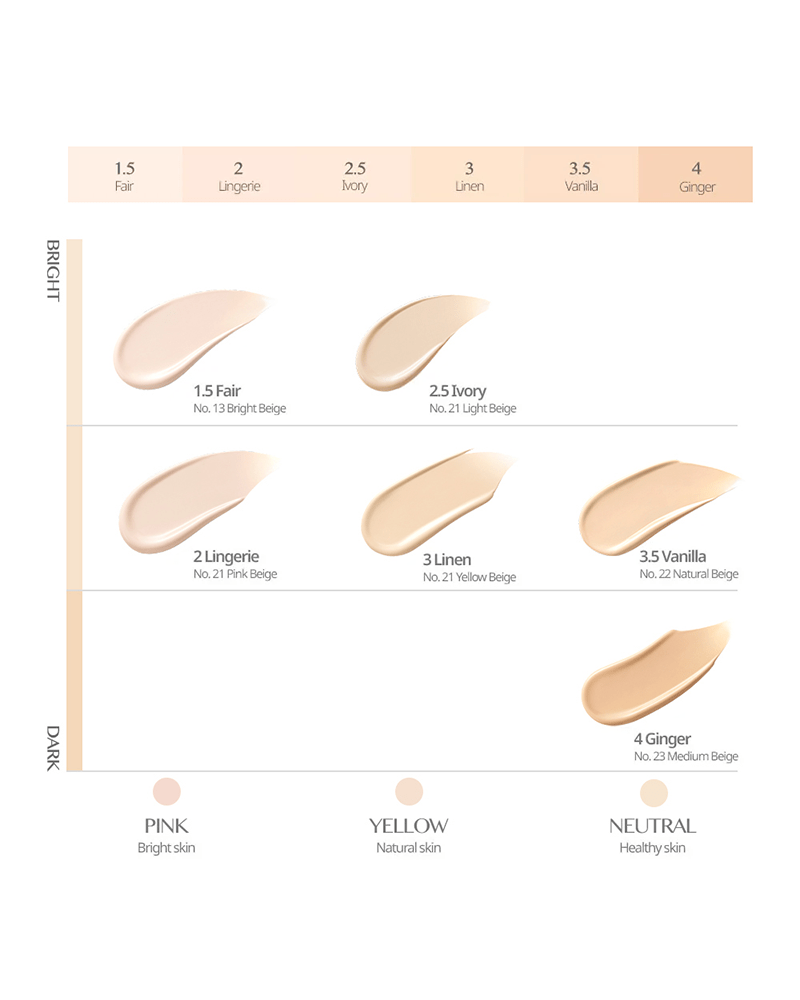 CLIO Kill Cover The New Founwear Cushion & Refill - Renewed Korean BB Cream Foundation with SPF, Perfect for Daily Makeup & Touch-Ups On-The-Go