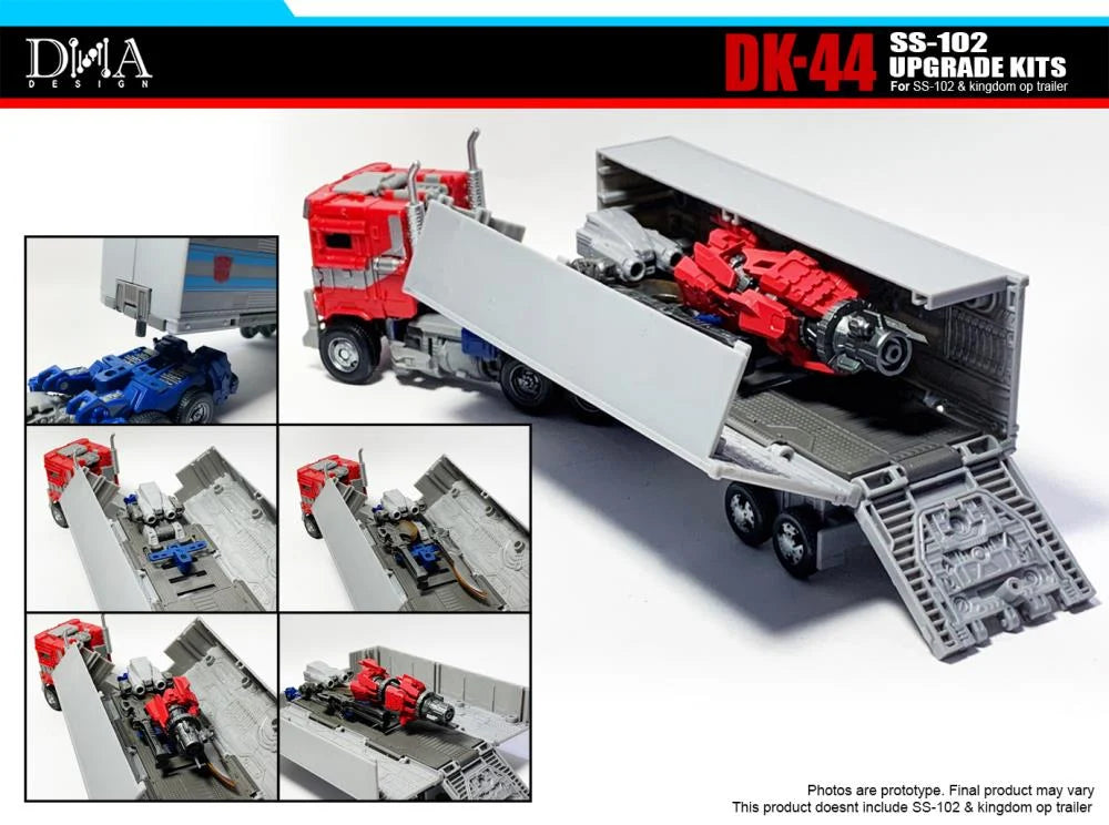 DNA Design DK 44 Upgrade Kit for Transformers Studio Series SS 102 Optimus Prime - Enhance Your Collectible Figure with Premium Accessories for Display & Photography