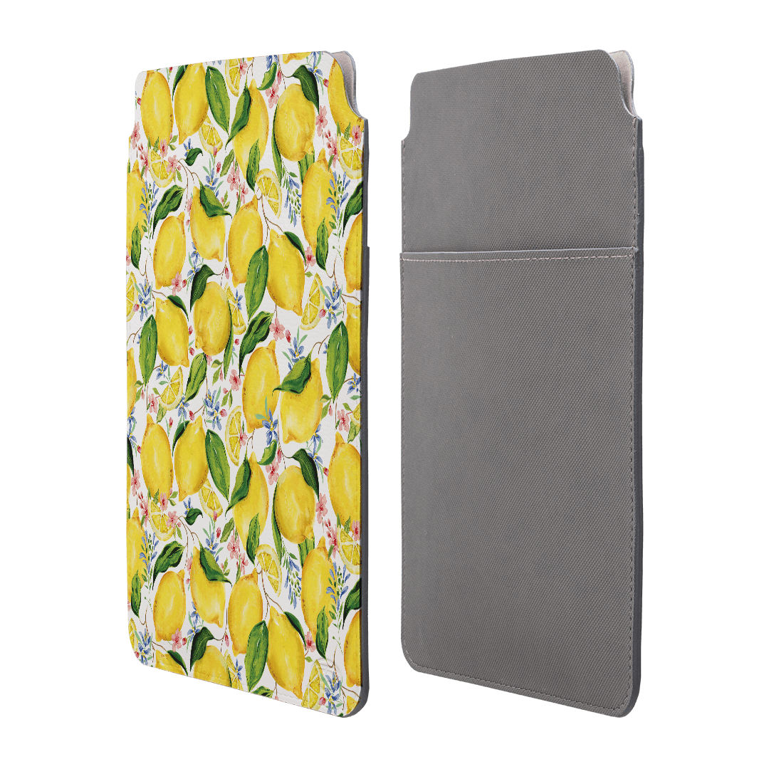Fresh Citrus Lemon Sleeve Protector - Reusable Fruit Cover for Lemons, Oranges & Grapefruits - Perfect for Kitchen Storage, Picnics & Lunch Boxes