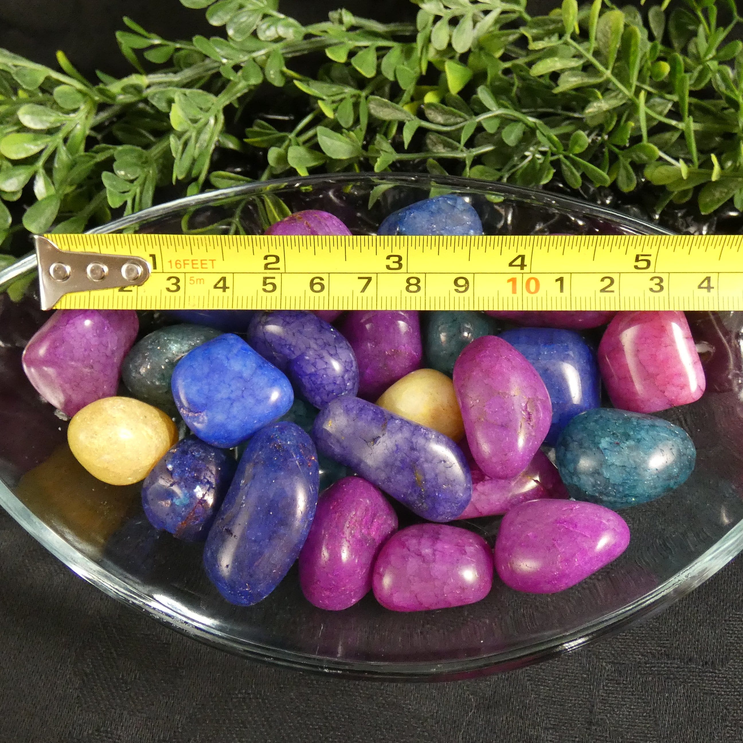 Healing Crackled Quartz Tumbled Stones - Natural Gemstones for Chakra Balancing, Meditation & Energy Work - Perfect for Home Decor, Jewelry Making & Spiritual Practices