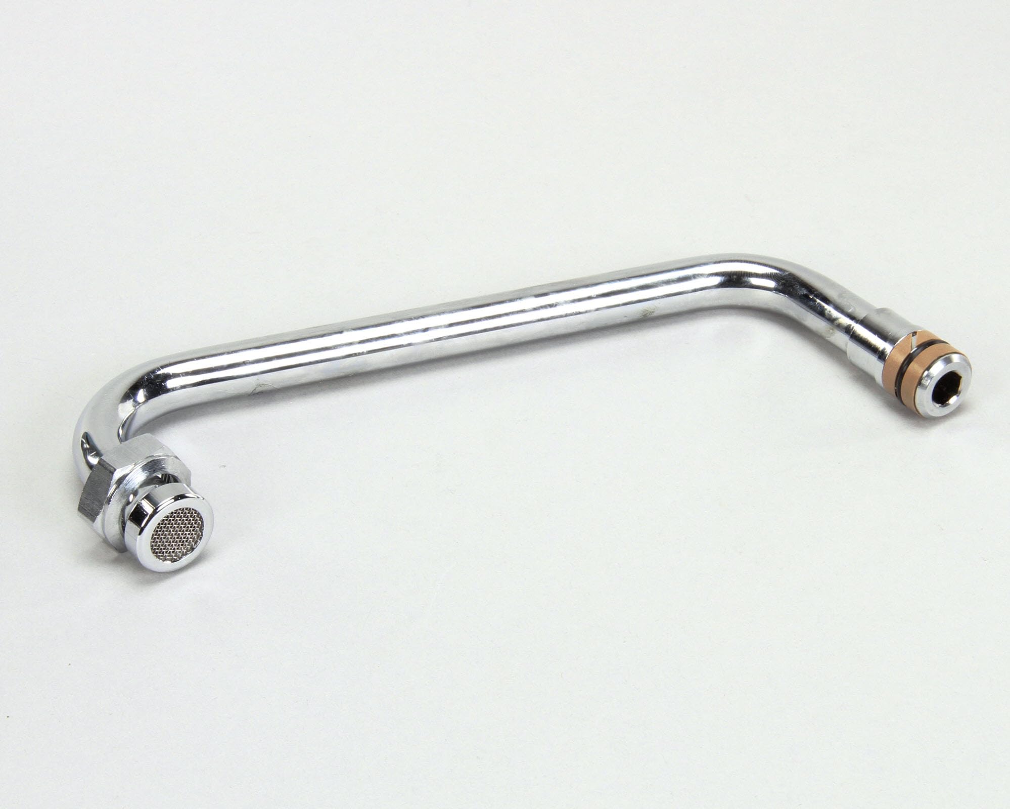 T&S Brass Swing Nozzle - 8 Inch Length, 2-15/16 Inch Clearance - Durable Commercial Faucet Sprayer for Kitchen Sink, Restaurant, and Food Service Use