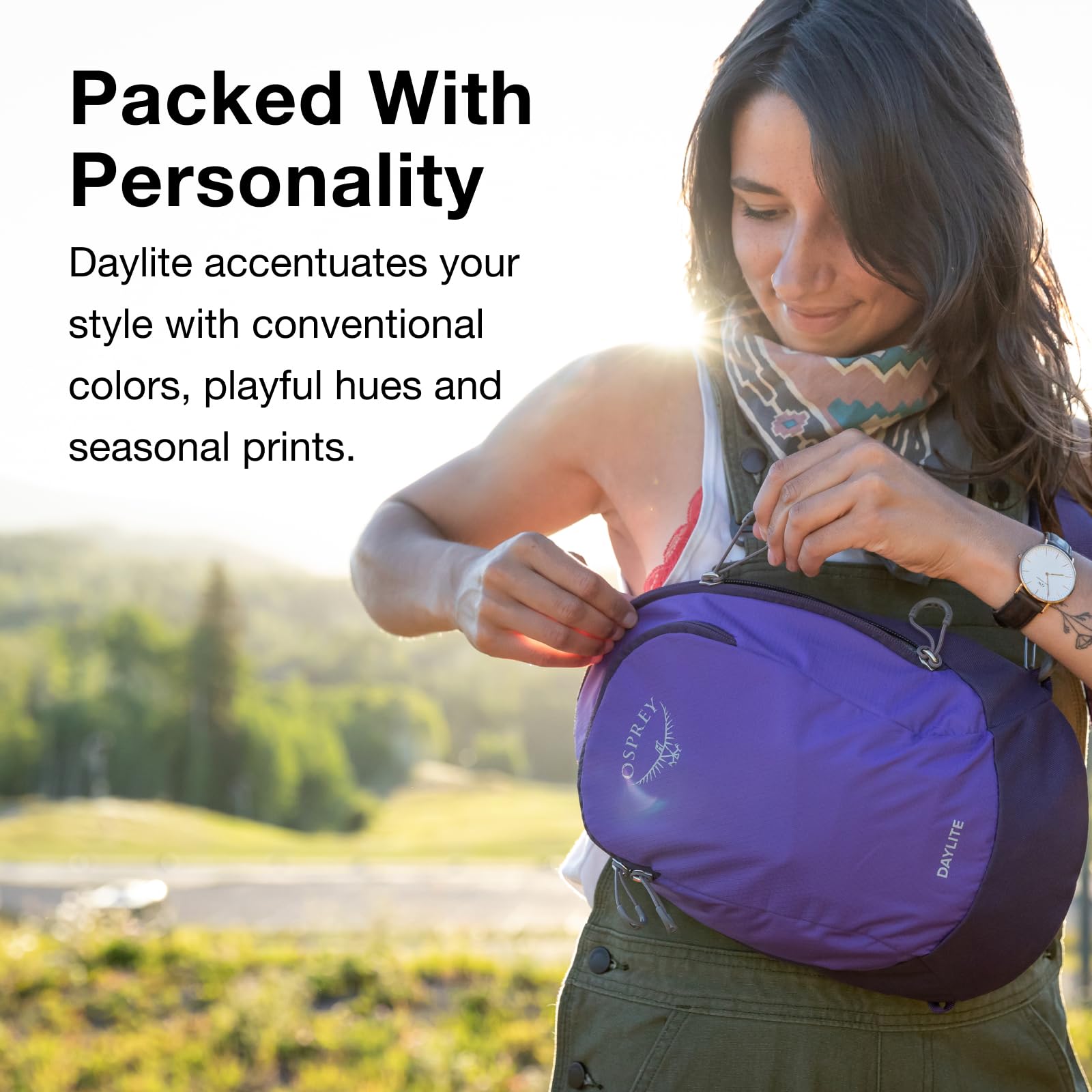 Osprey Daylite Shoulder Sling Bag - Lightweight & Durable Crossbody Pack for Hiking, Travel & Everyday Use - Night Shift Blue