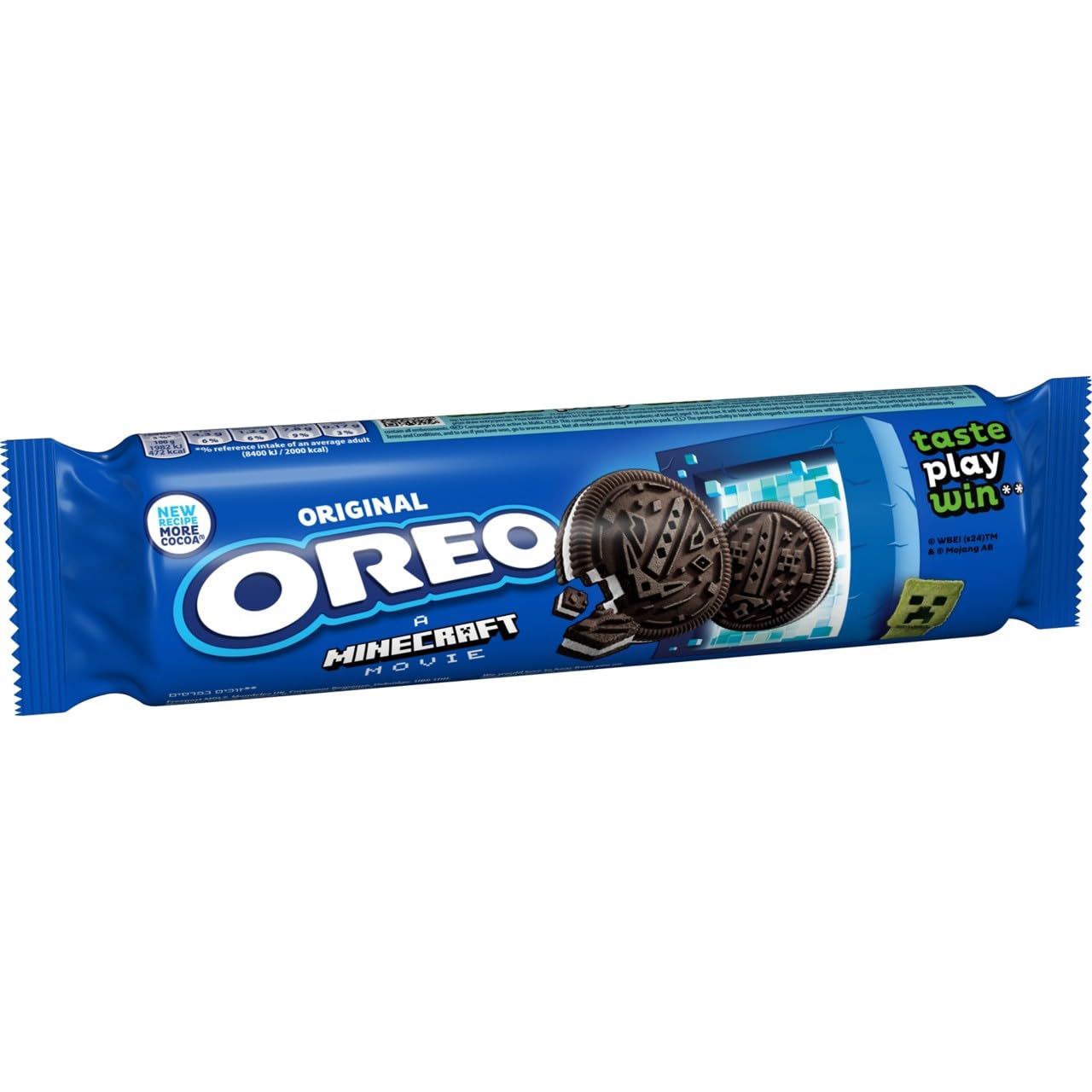 Original Oreo Pac-Man Limited Edition Cookies 154g - Fun Snack for Gaming Parties & Nostalgic Treats for Pac-Man Fans