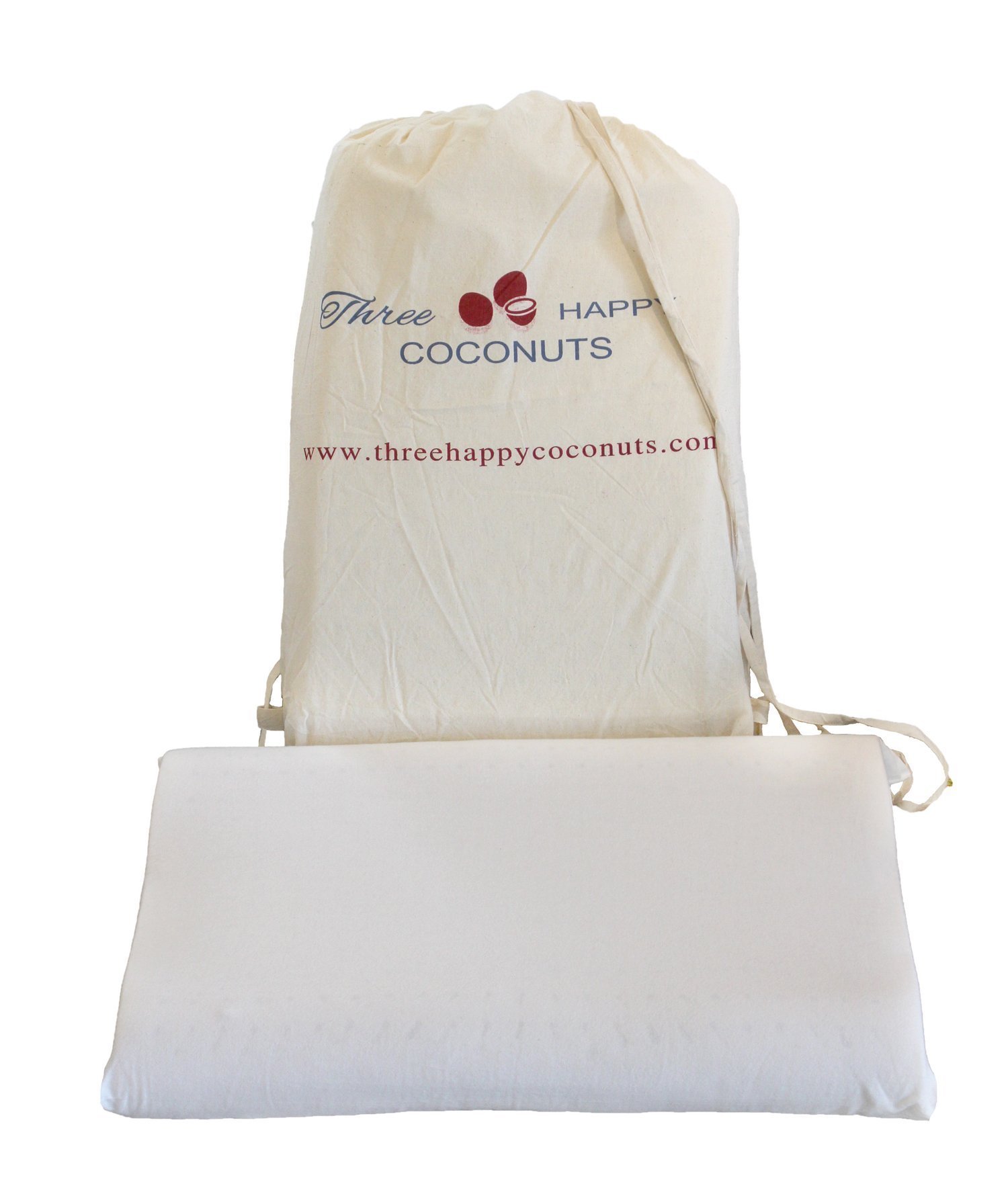 Organic Latex Contour Pillow for Neck Support - Standard Size, Hypoallergenic & Breathable - Perfect for Side Sleepers, Back Pain Relief & Better Sleep