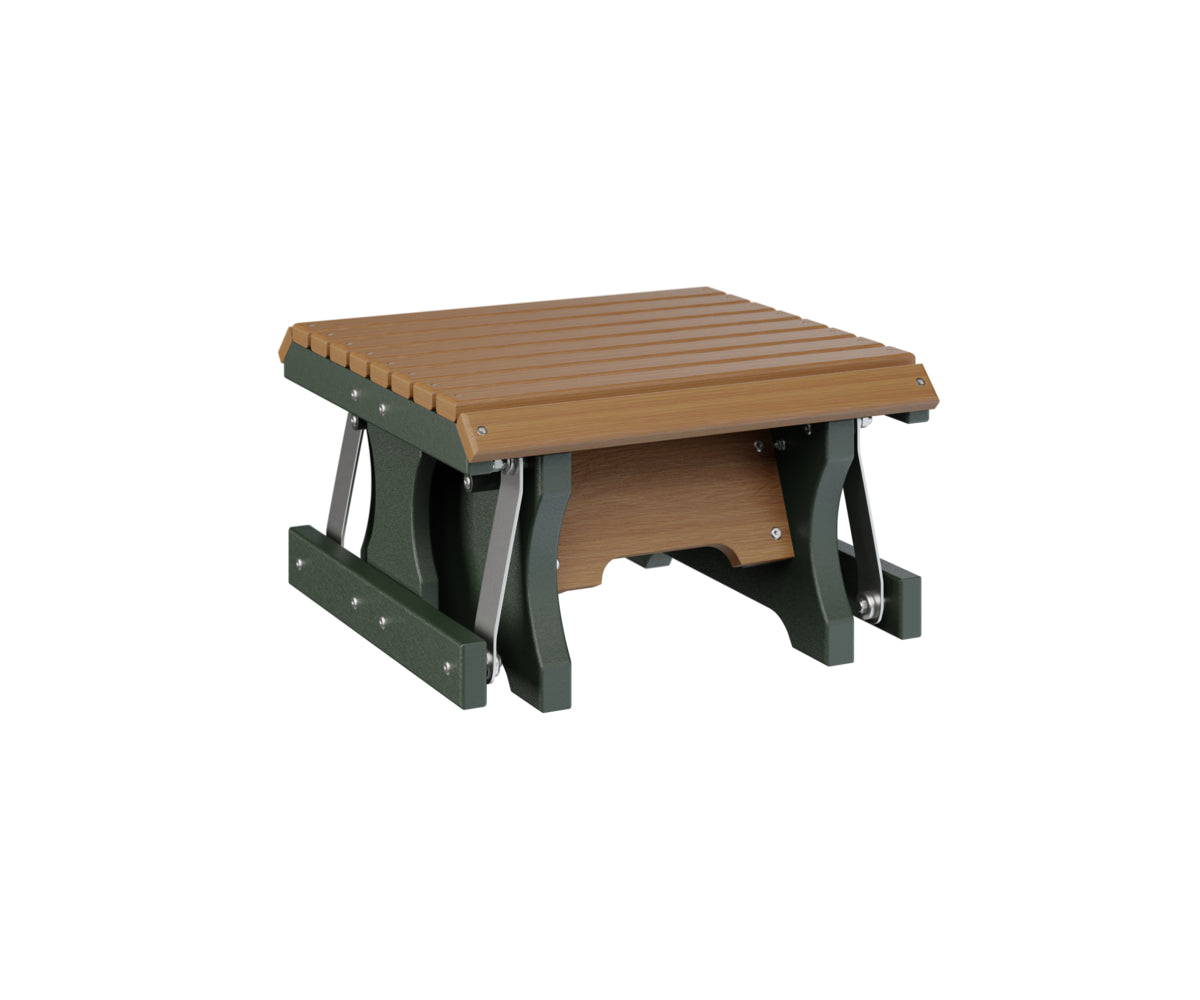 Berlin Gardens Gliding Footstool - Adjustable Comfort Ottoman with Smooth Glide Motion - Perfect for Living Room, Bedroom or Office Relaxation