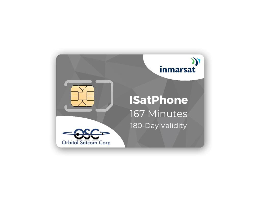 IsatPhone Prepaid SIM Cards for Global Satellite Communication - Stay Connected Anywhere for Travel, Emergencies & Remote Work