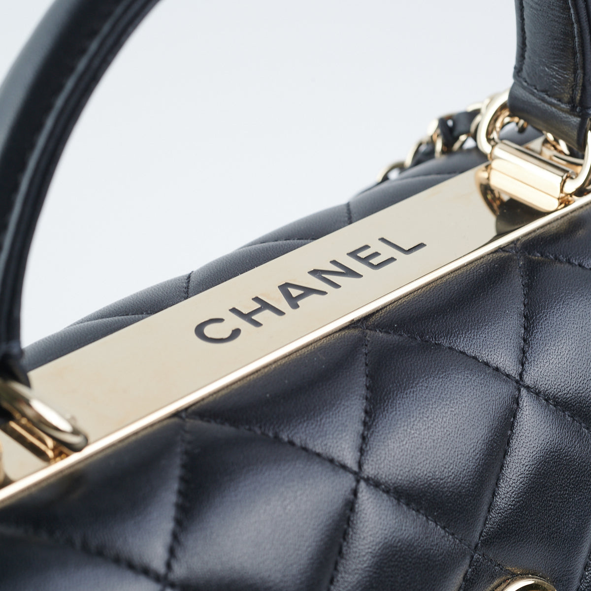 Chanel Quilted Trendy CC Small Black Leather Shoulder Bag - Luxury Designer Handbag for Women, Perfect for Date Night & Evening Events