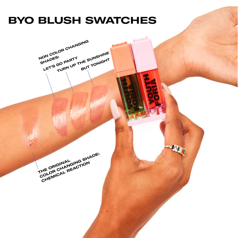 Youthforia BYO Blush Tinted Blush Oil - But Tonight NIB | Vegan & Cruelty-Free Cheek Stain for Natural Flush | Perfect for Everyday Wear & Special Occasions